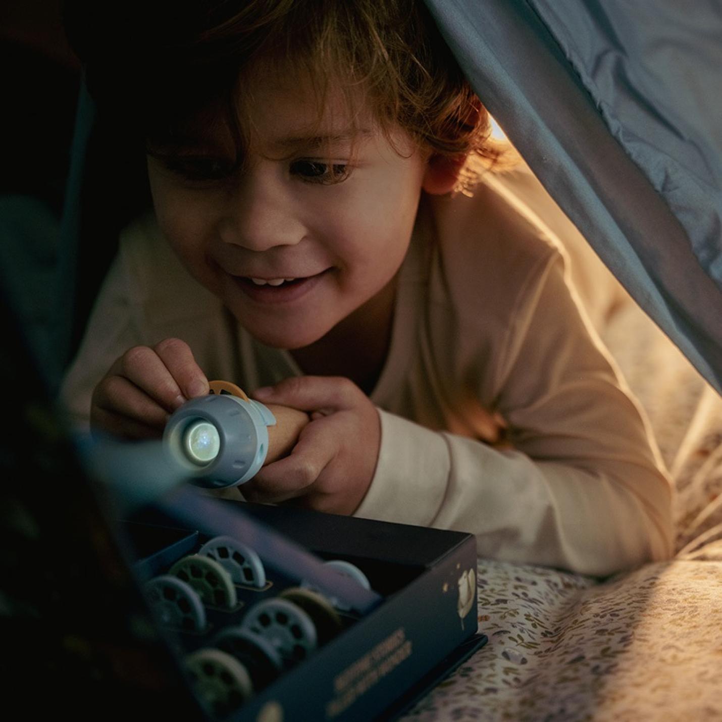 Little Dutch verhalen projector zaklamp - Blauw; Afbeelding: 8