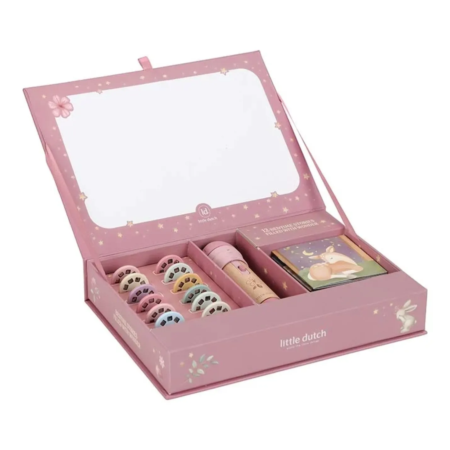 verhalen projector zaklamp roze little dutch