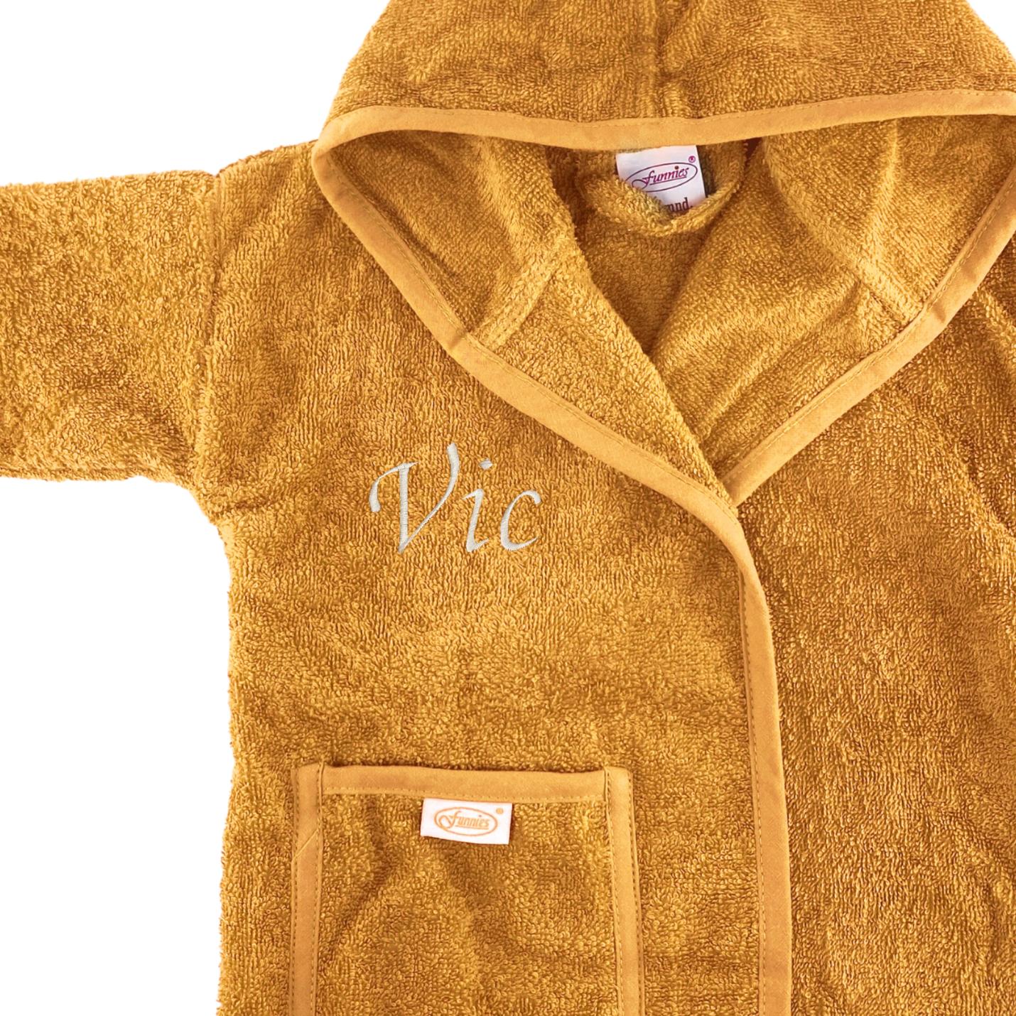 Baby badjas met naam | 1-2 jaar - Zwart; Afbeelding: 14