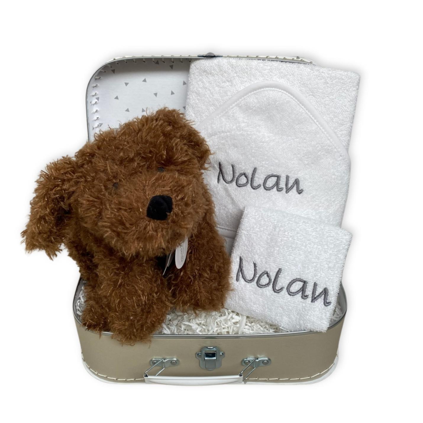 cadeaukoffer labradoodle larry happy horse