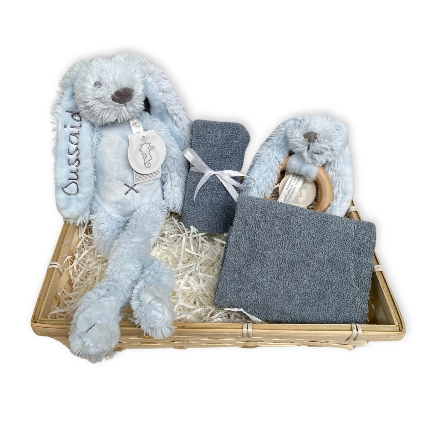 Kraammand Happy Horse I Blauw & Grijs