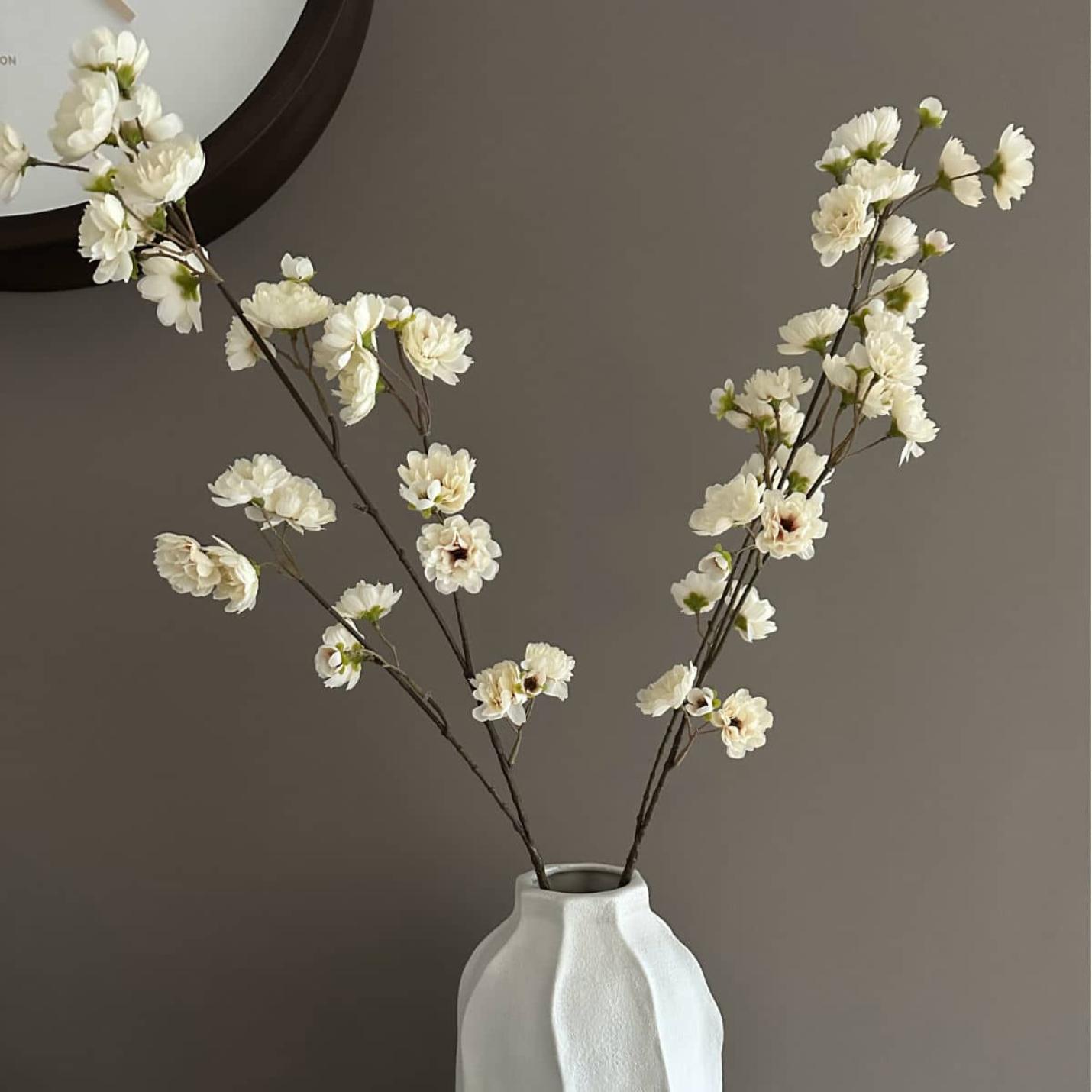 Zijde bloesemtak cream; Afbeelding: 7