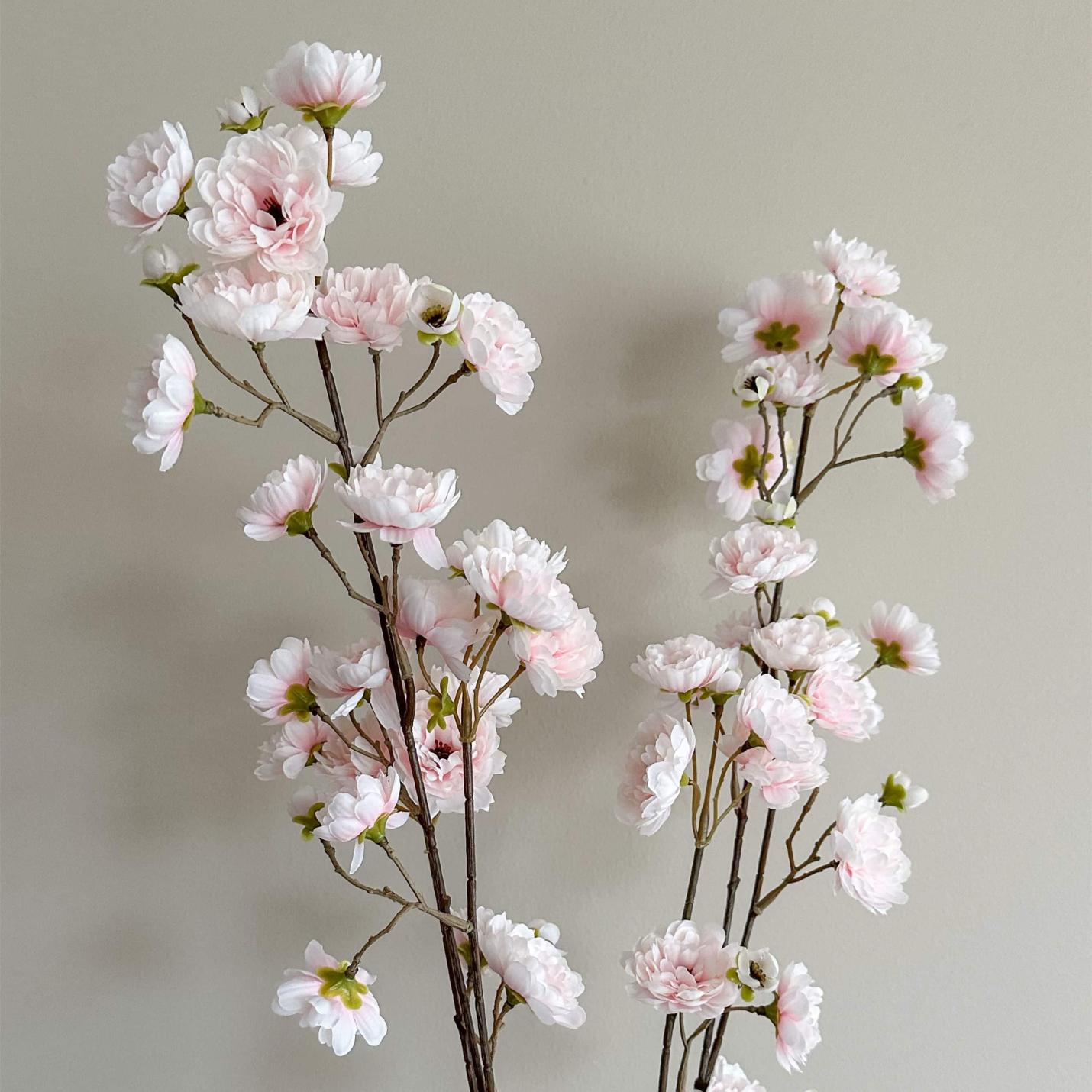 Zijde bloesemtak wit roze; Afbeelding: 4