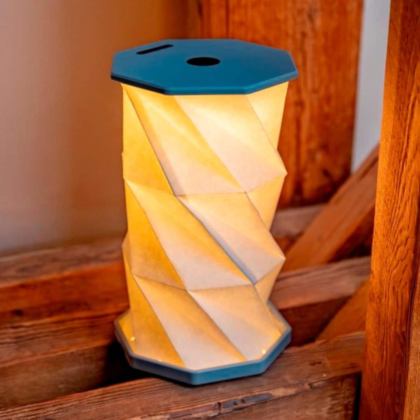 JENS Living roterende led lamp steengrijs