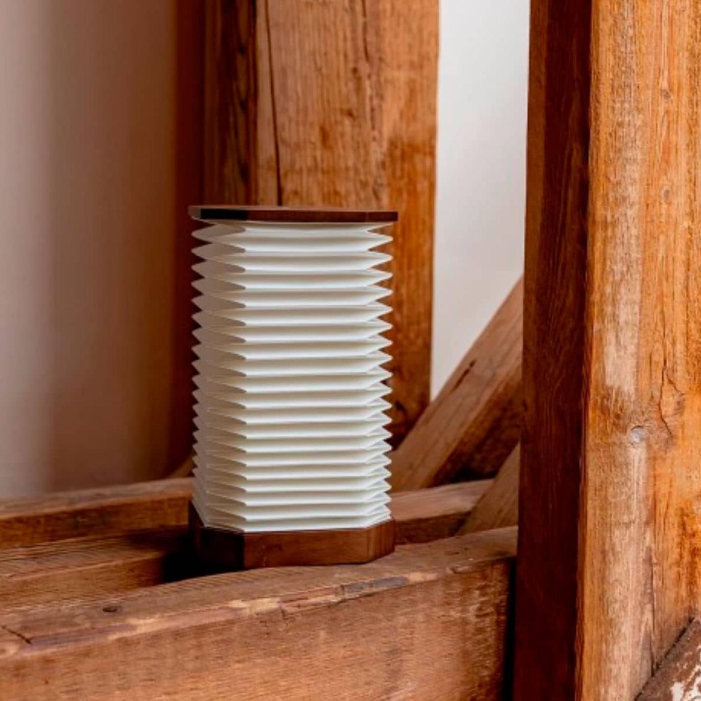 JENS Living accordeon led lamp walnoot; Afbeelding: 4