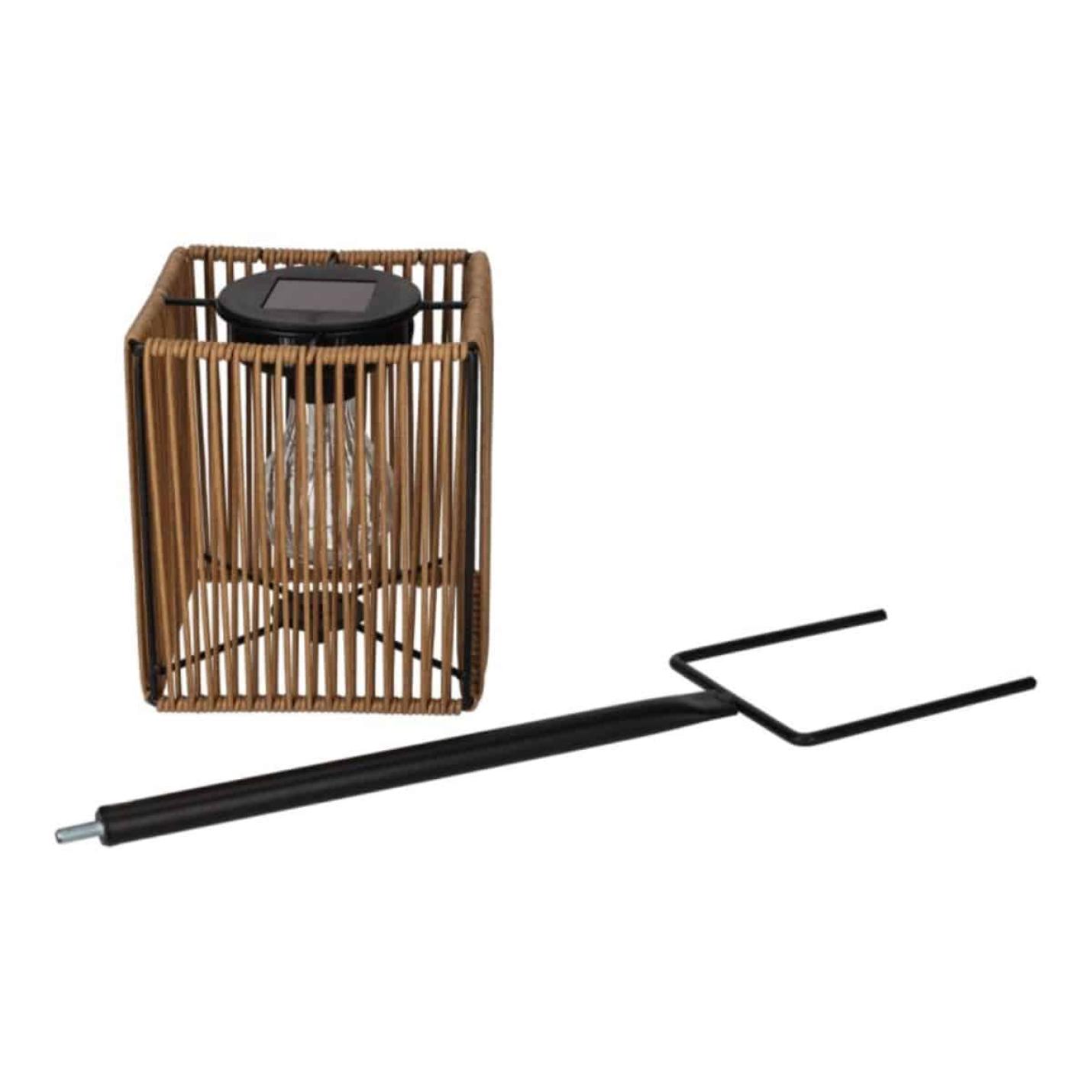 JENS Living solar lantaarn Cube taupe; Afbeelding: 2