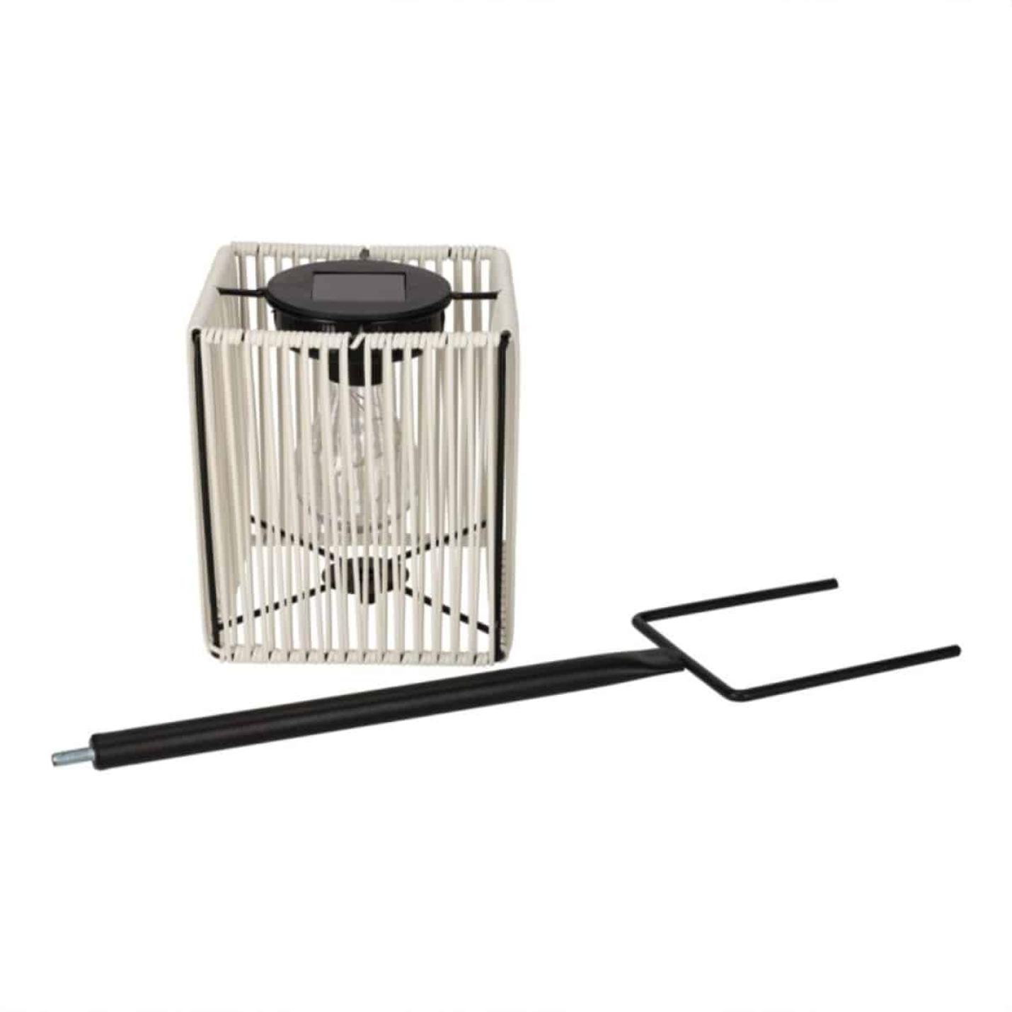 JENS Living solar lantaarn Cube wit; Afbeelding: 2