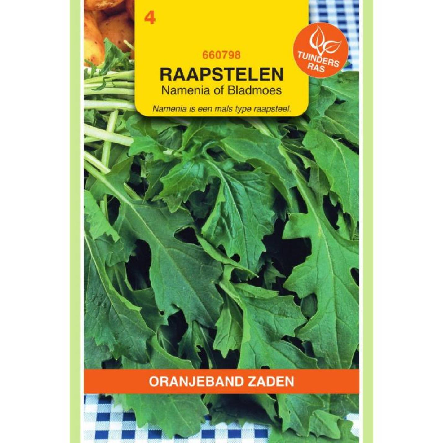 Oranjeband Raapstelen Namenia of bladmoes 