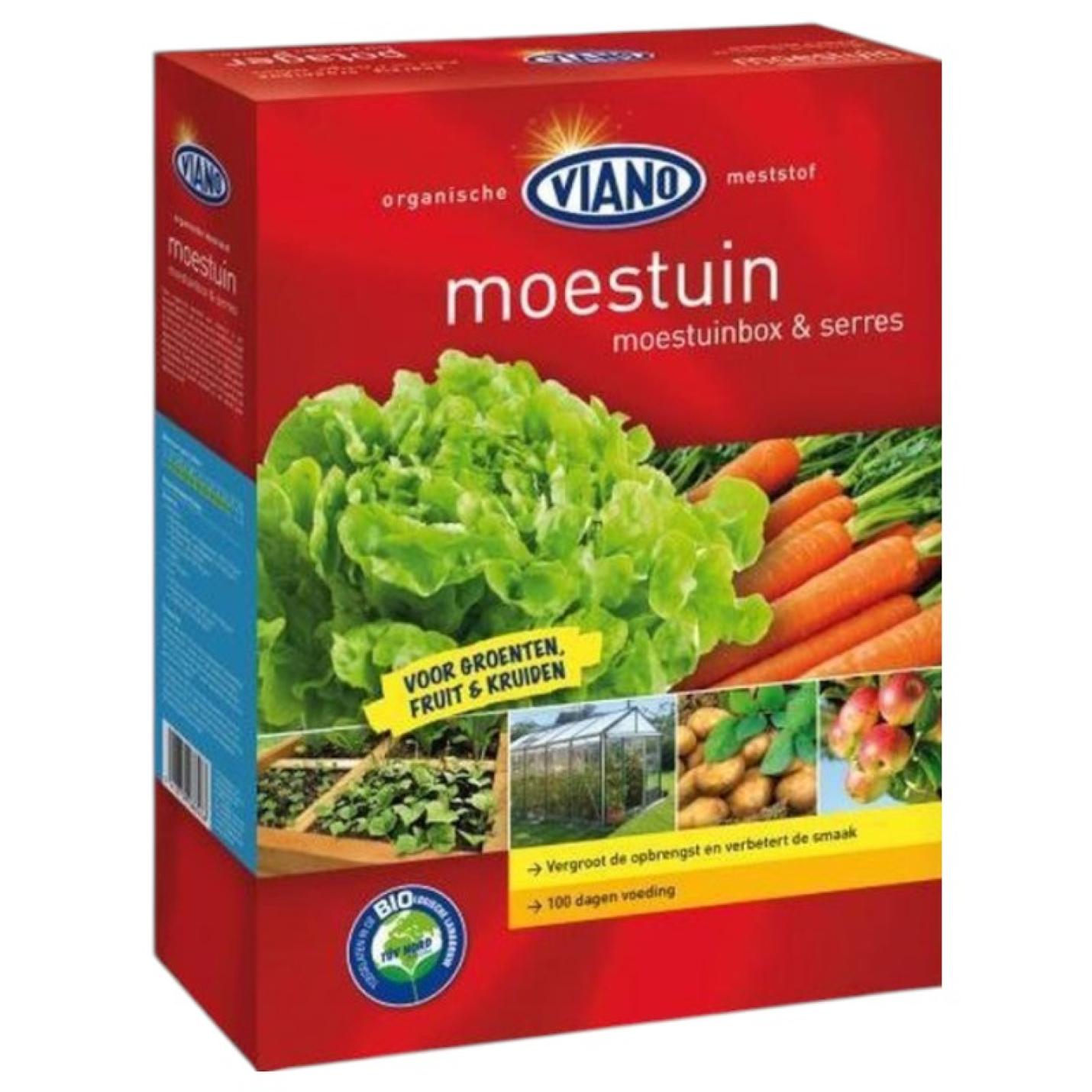 Bio Moestuin Mest 4 kg. Viano Organisch-Minerale meststof