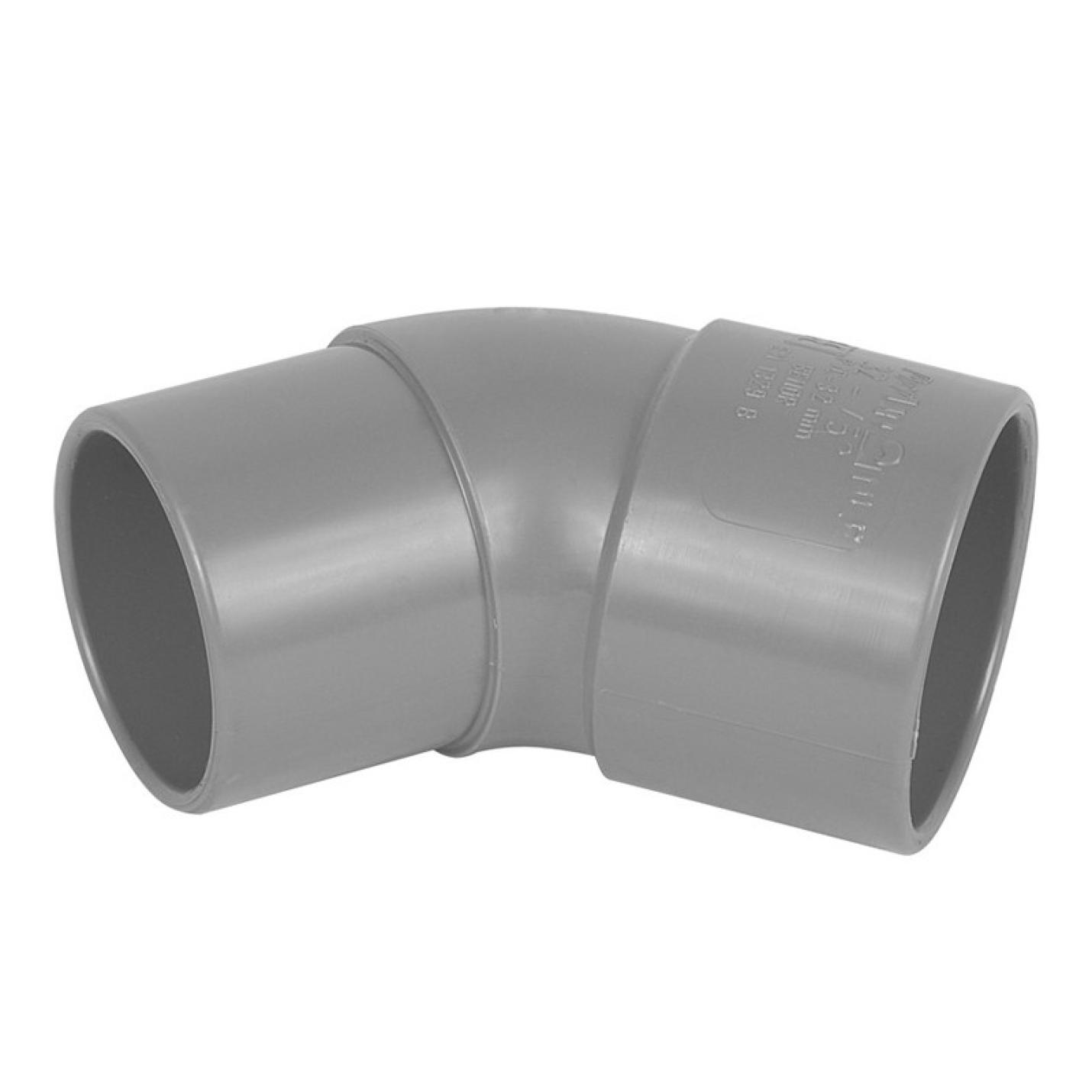 PVC 40mm Bocht 45° 1xLV - SPIE