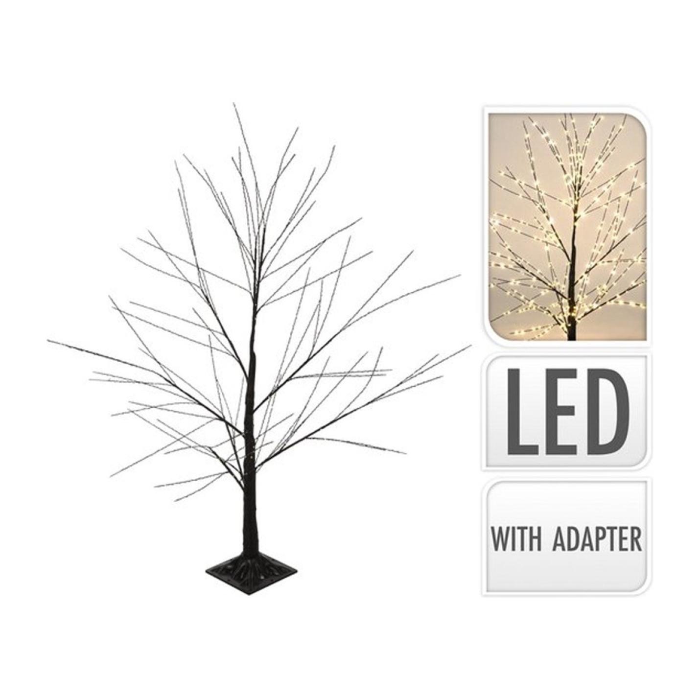 Verlichte boom 120cm - kerstversiering - 480 LED warm wit