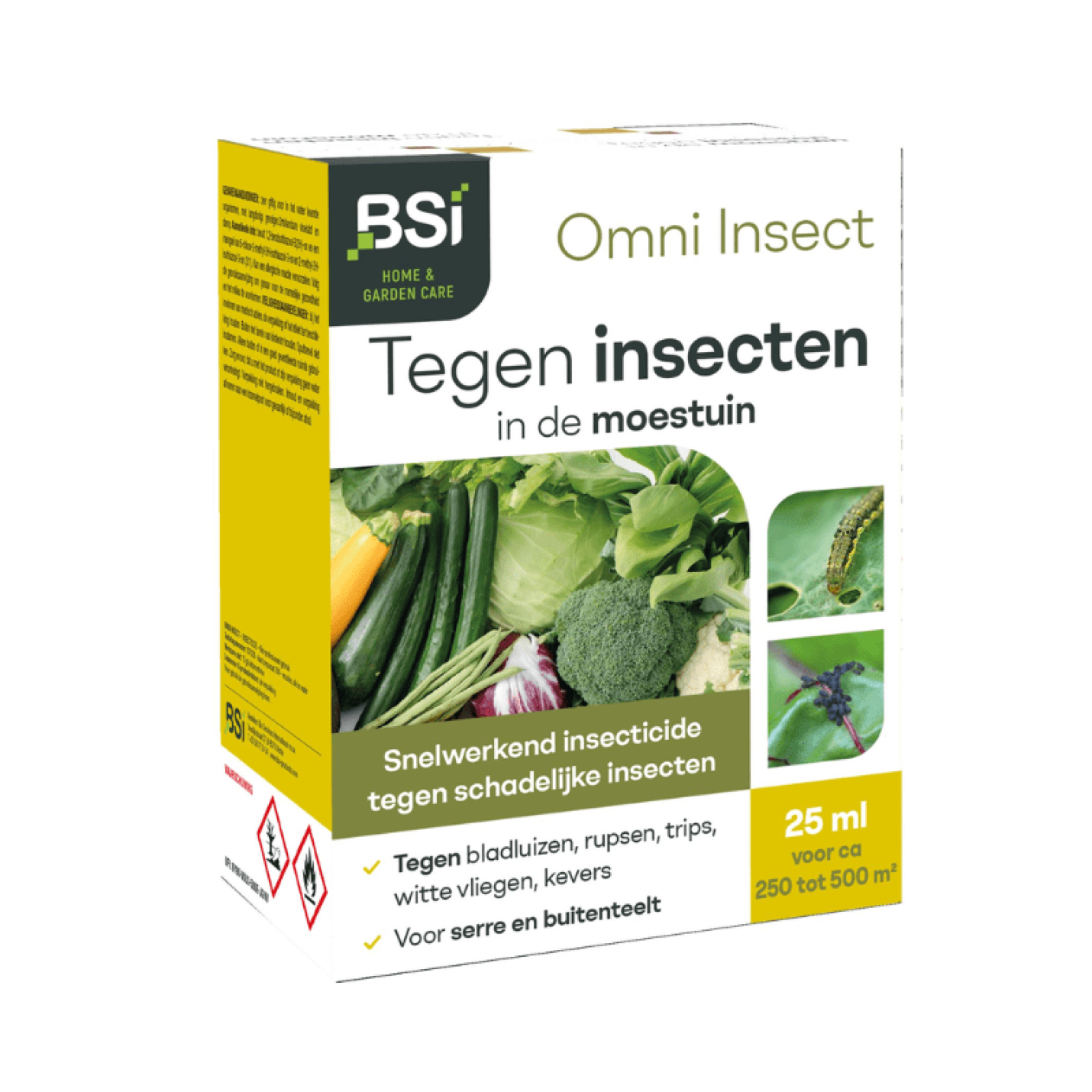 BSI Omni Insect Moestuin - 25ml - Tegen Bladluis, Rupsen en Trips - stop vraatschade 