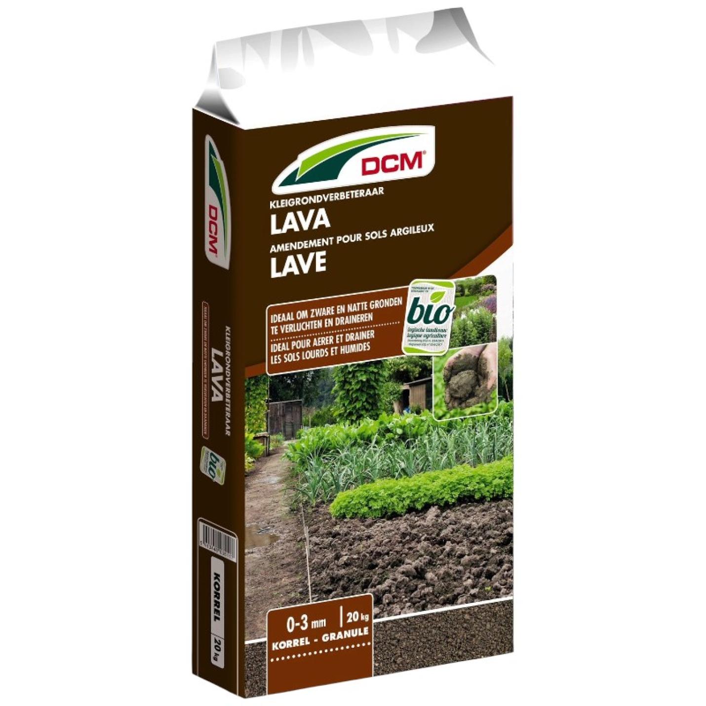 DCM Kleigrondverbeteraar 20kg - lava korrel