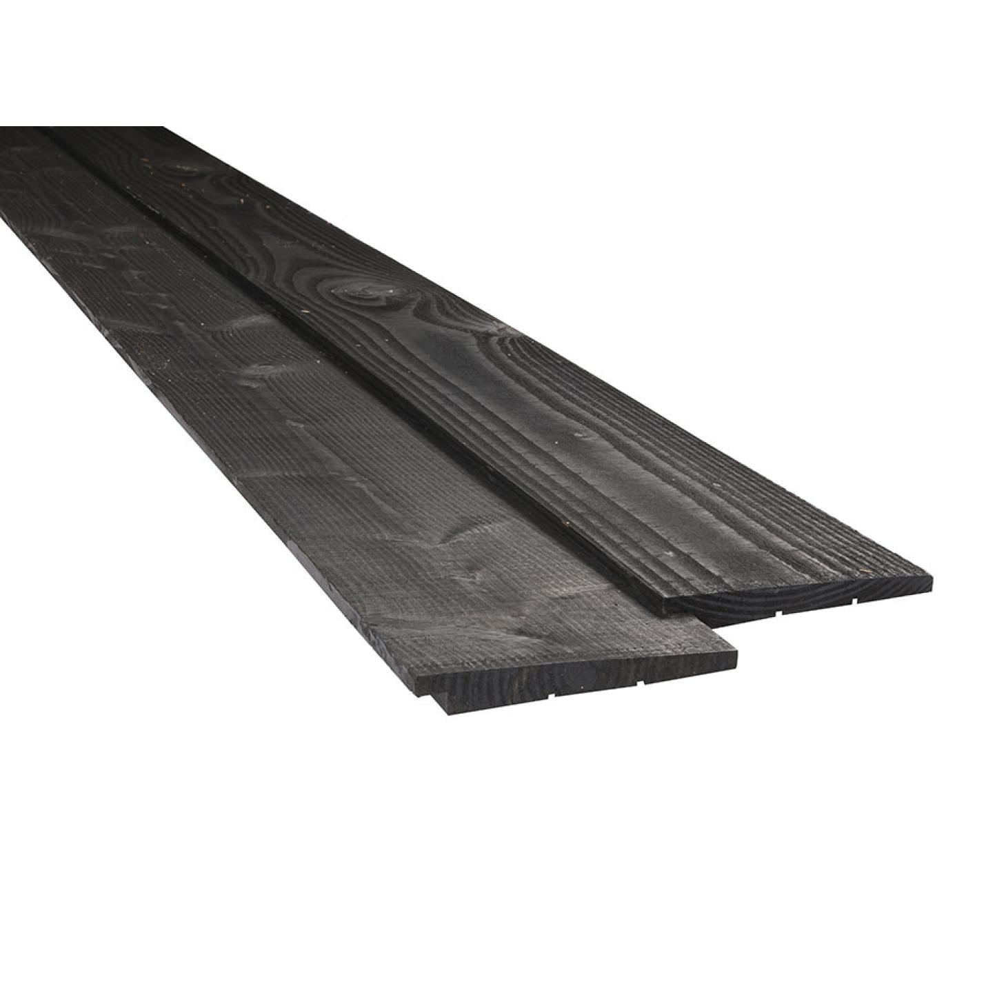 Douglas Zweeds rabat zwart 12-26x195-bezaagd 3 meter