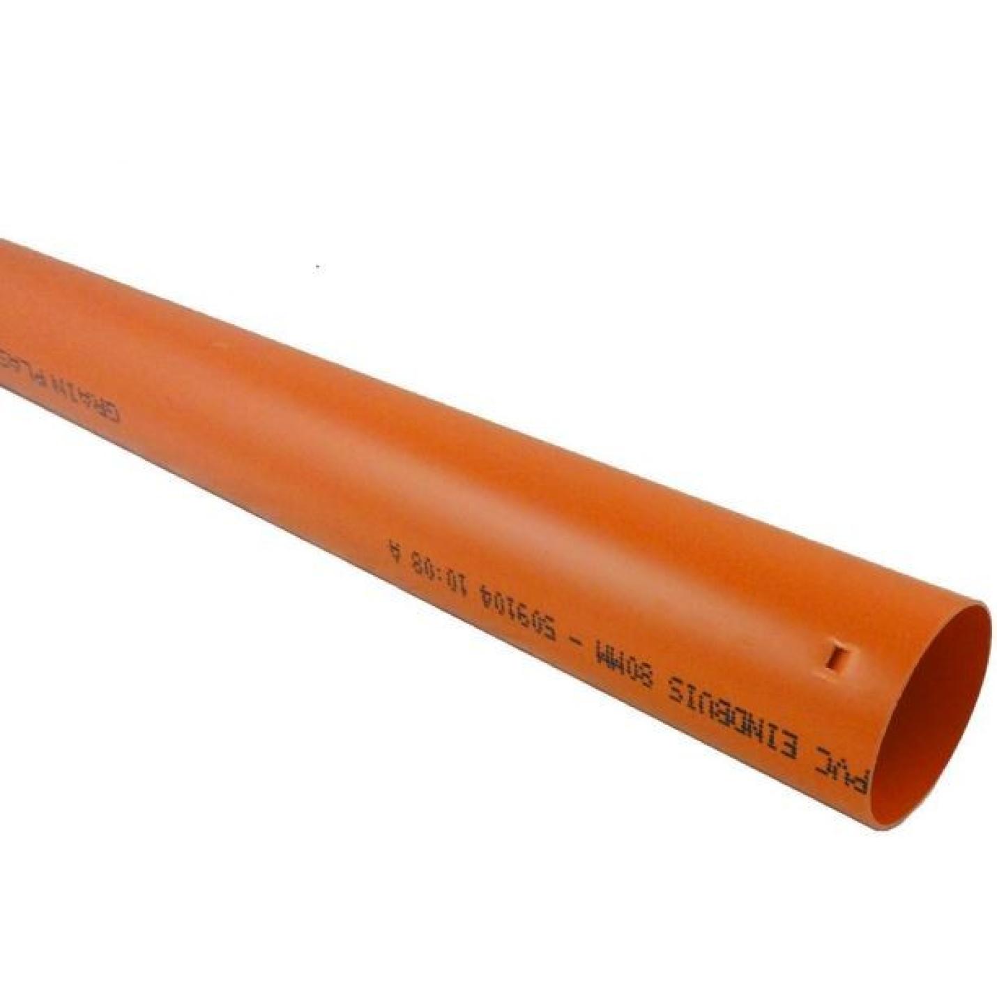 Drainage Eindbuis recht of met flens - 100mm recht