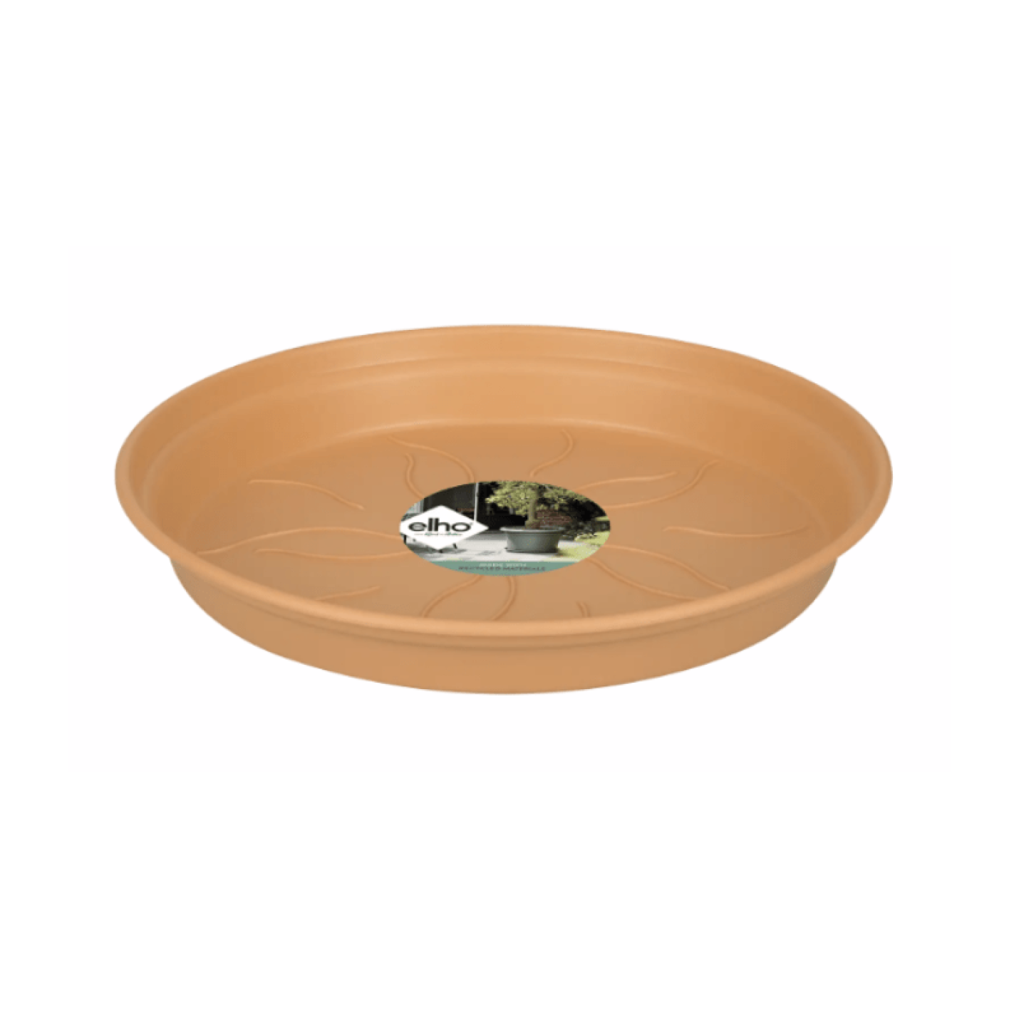 Elho Green Basics Schotel 14 cm - Mild Terra