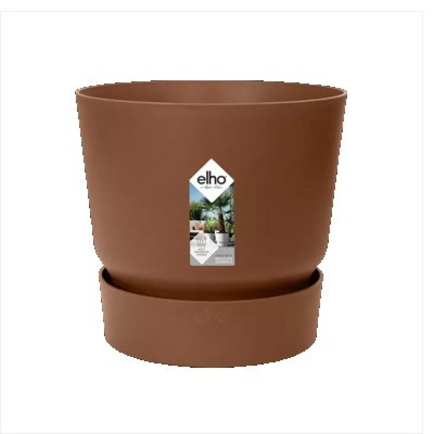 Elho Greenville rond 25cm - Gemberbruin