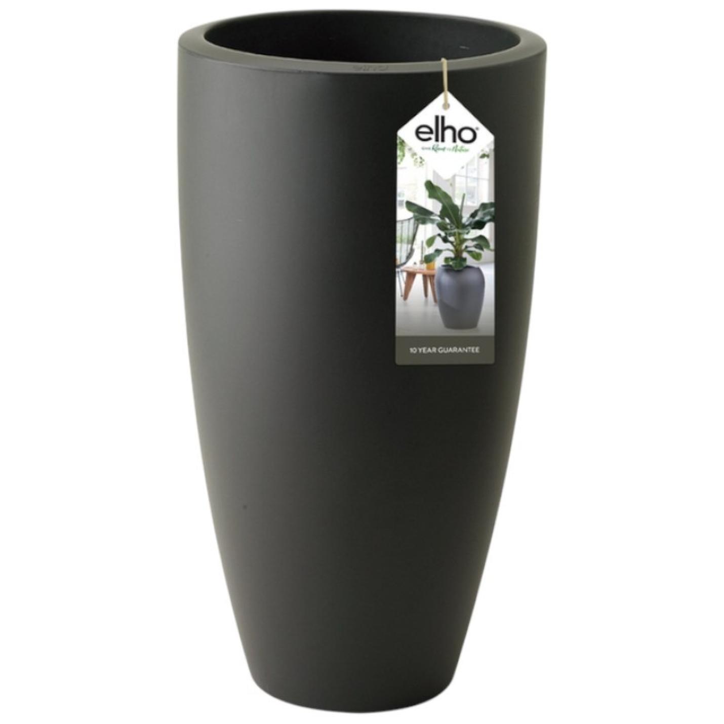 Elho Pure Soft Round High 30cm - Antraciet