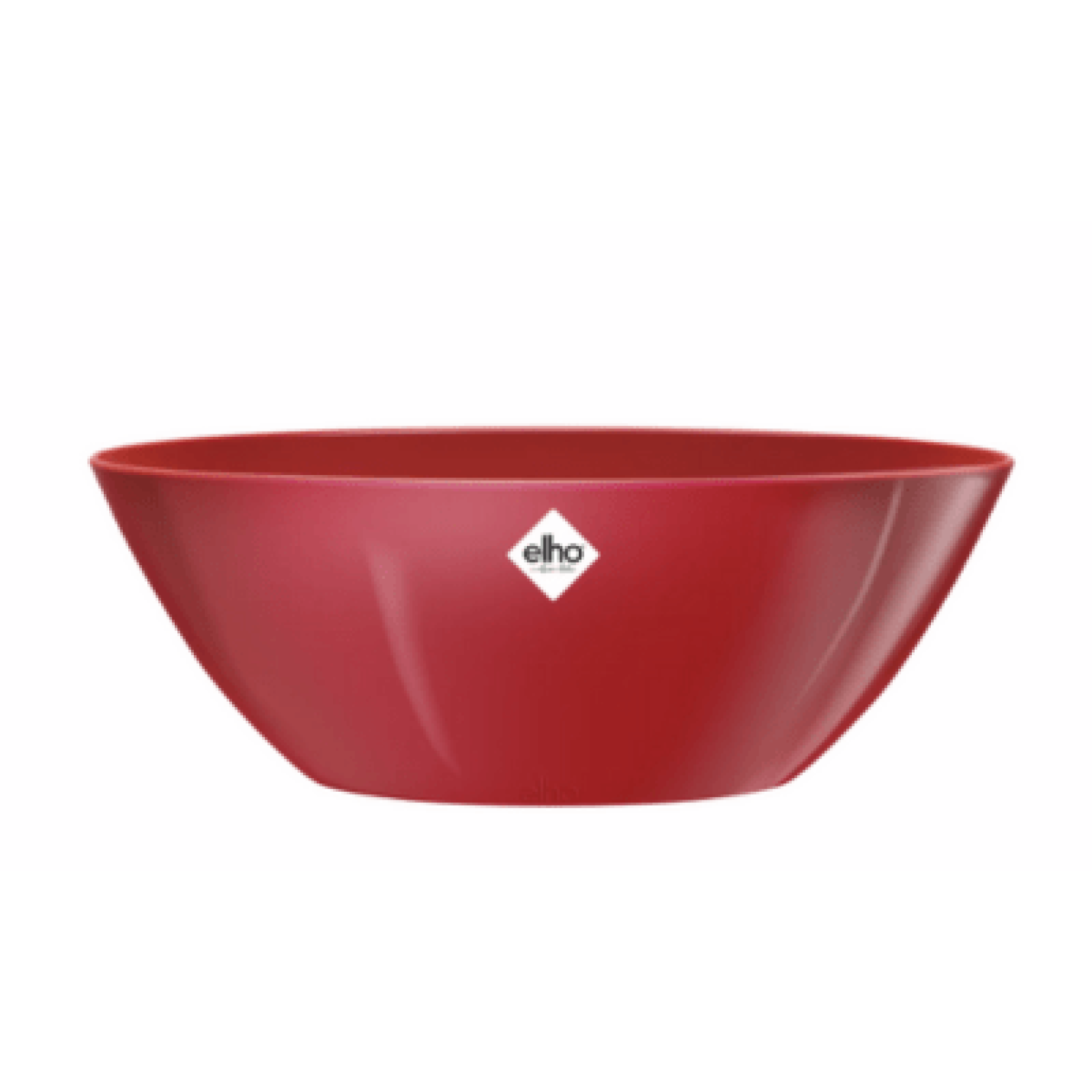 Elho Brussels Diamond Ovaal 36 cm - Lovely Red