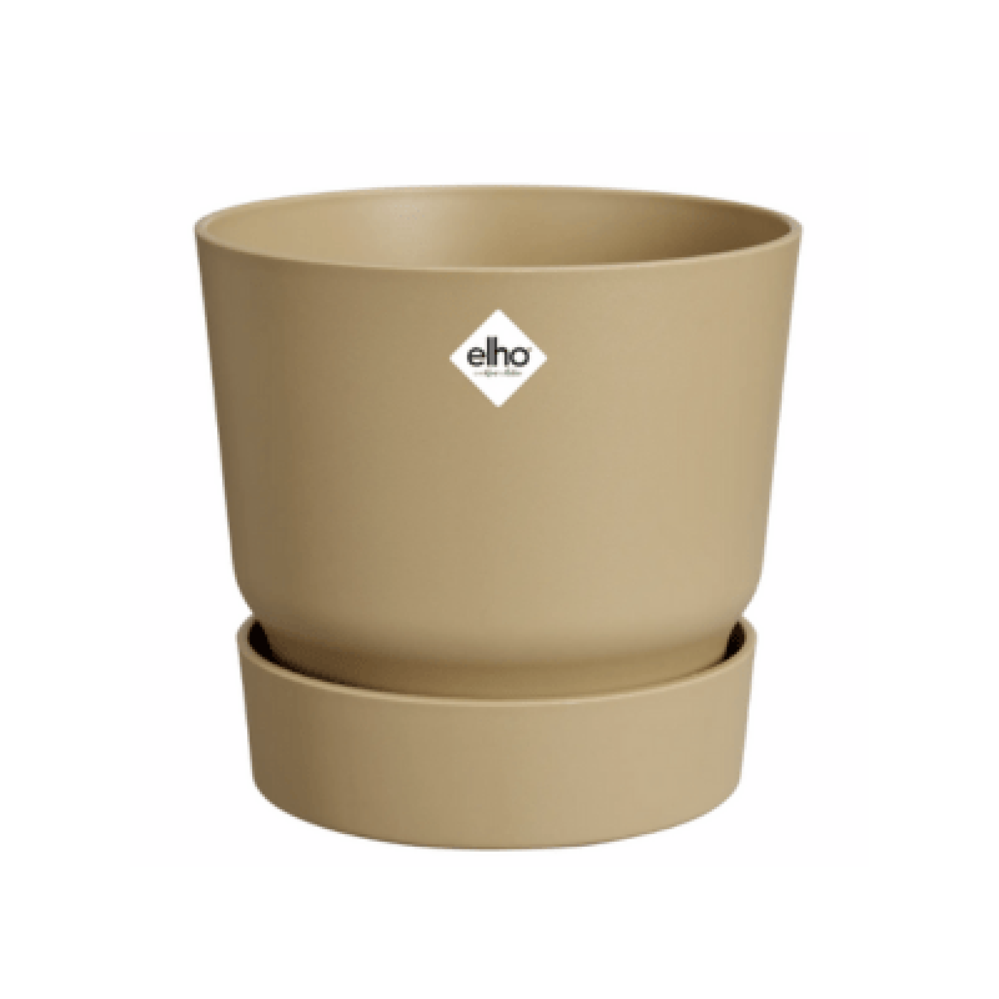Elho Greenville Rond 25 cm - Goudkleurig Zand 