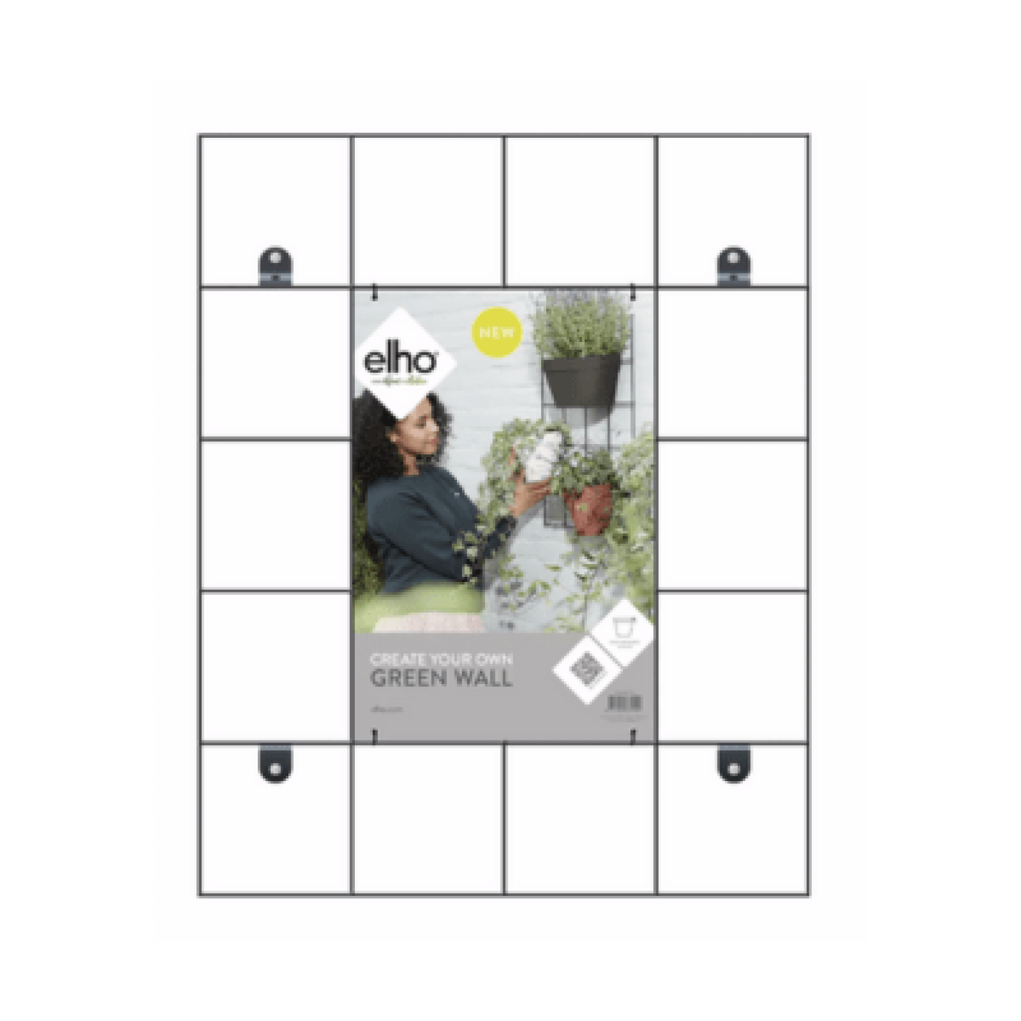 Elho Loft Urban Green Wall Rek - Living Black