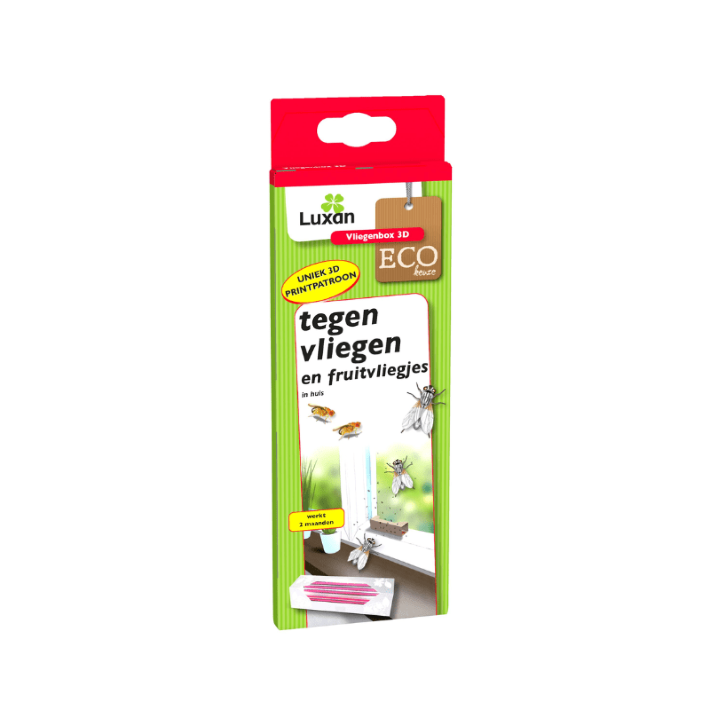 Luxan Eco Vliegenbox 3D tegen vliegen - 1 stuk