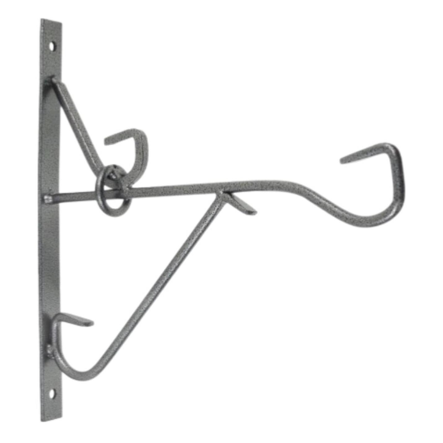 Nature Muurhaak Smeedijzer 25 cm - Zwart / grijs