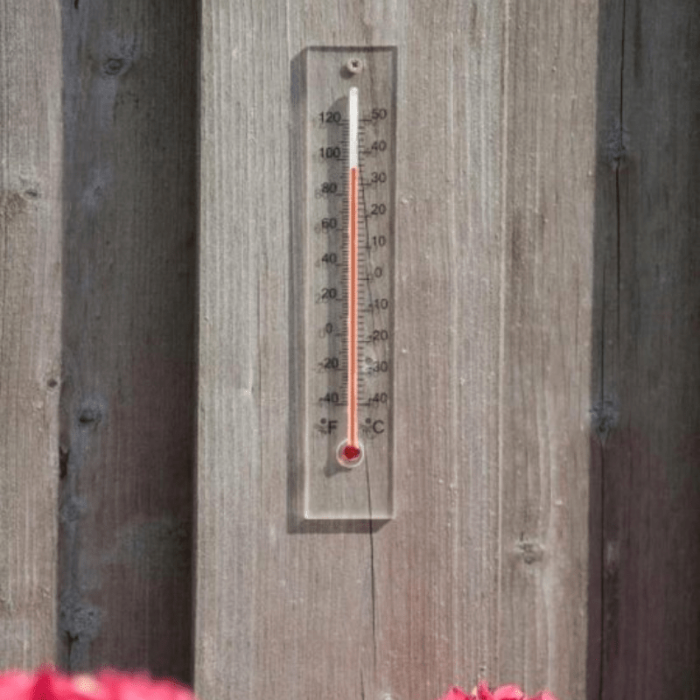 Nature Muurthermometer Kelvin 5 - Plexiglas