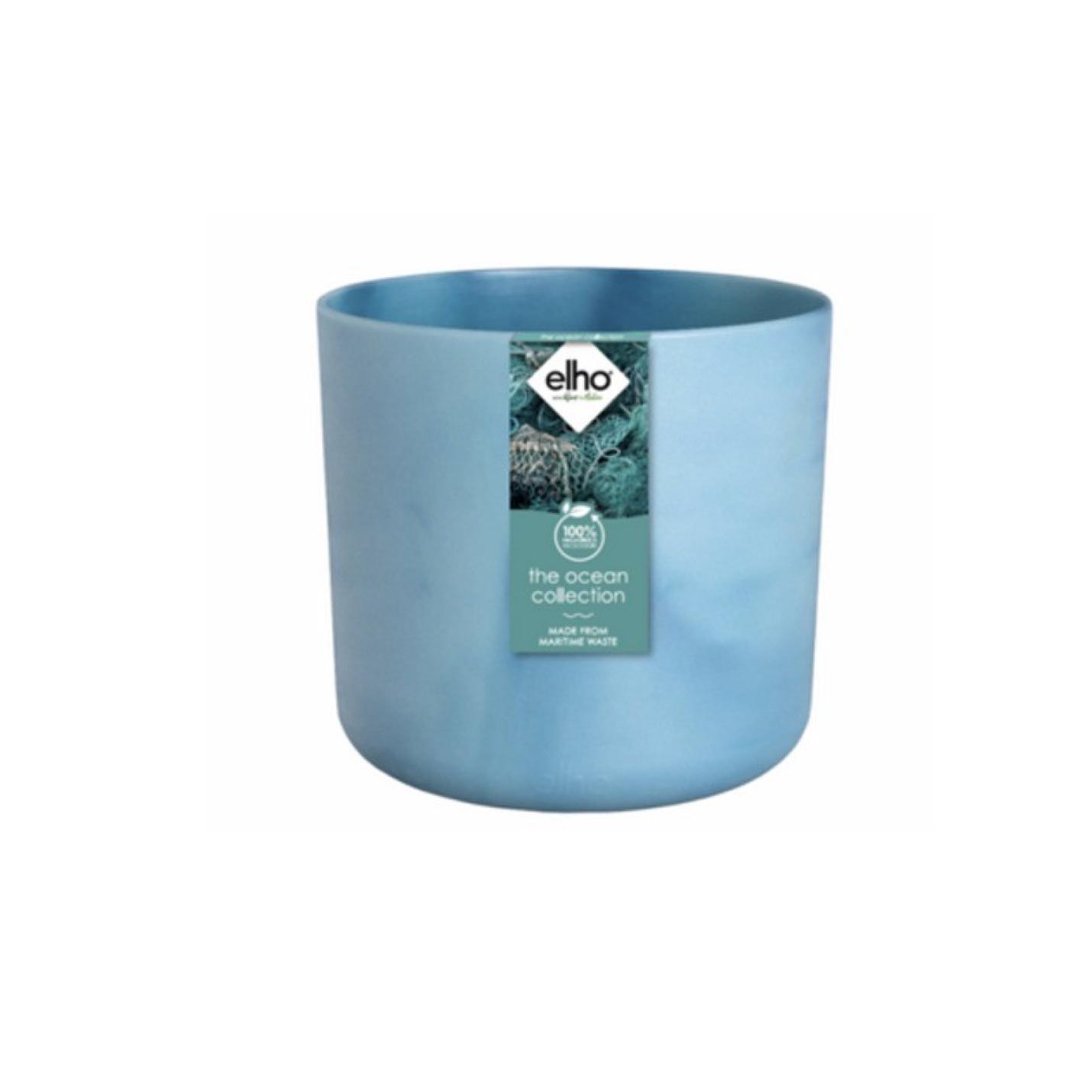 Elho The Ocean Collection Rond - Oceaan blauw - 14 cm