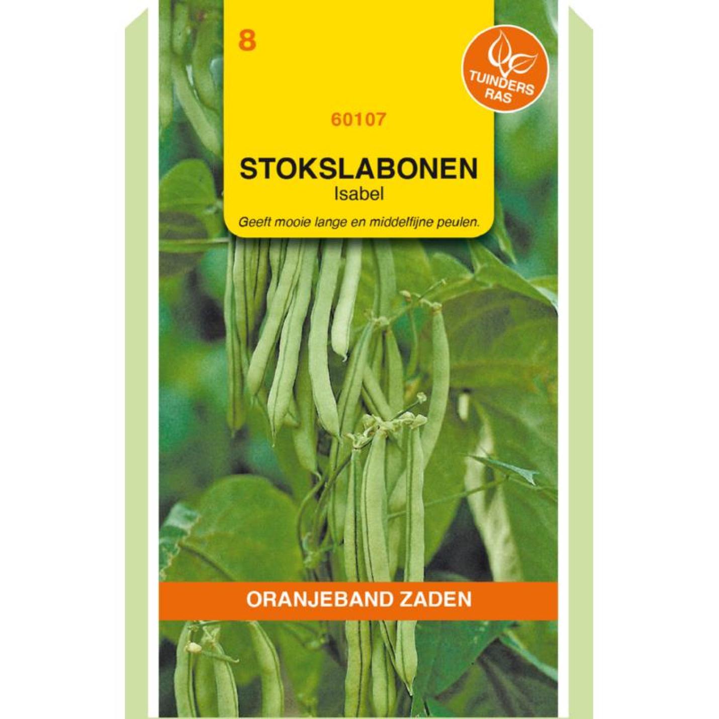 Oranjeband Stokslabonen Isabel 100g