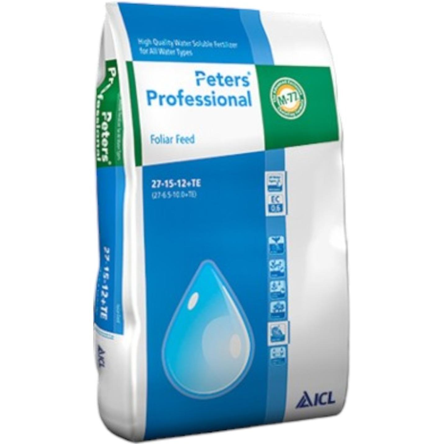 Peters meststof 27-15-12+TE Foliar feed 15kg