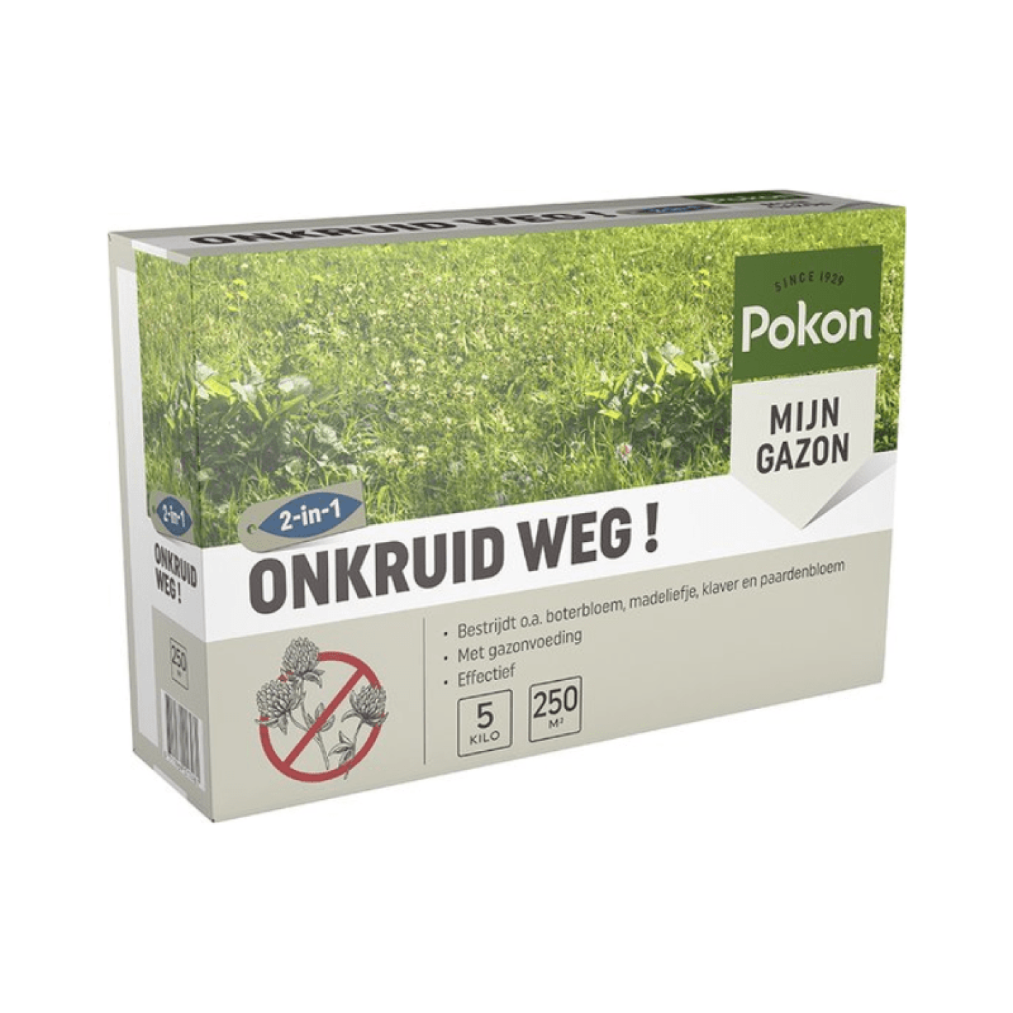 Pokon Onkruid Weg! - 5kg - Onkruidverdelger - Geschikt voor 250m² - Onkruidbestrijder
