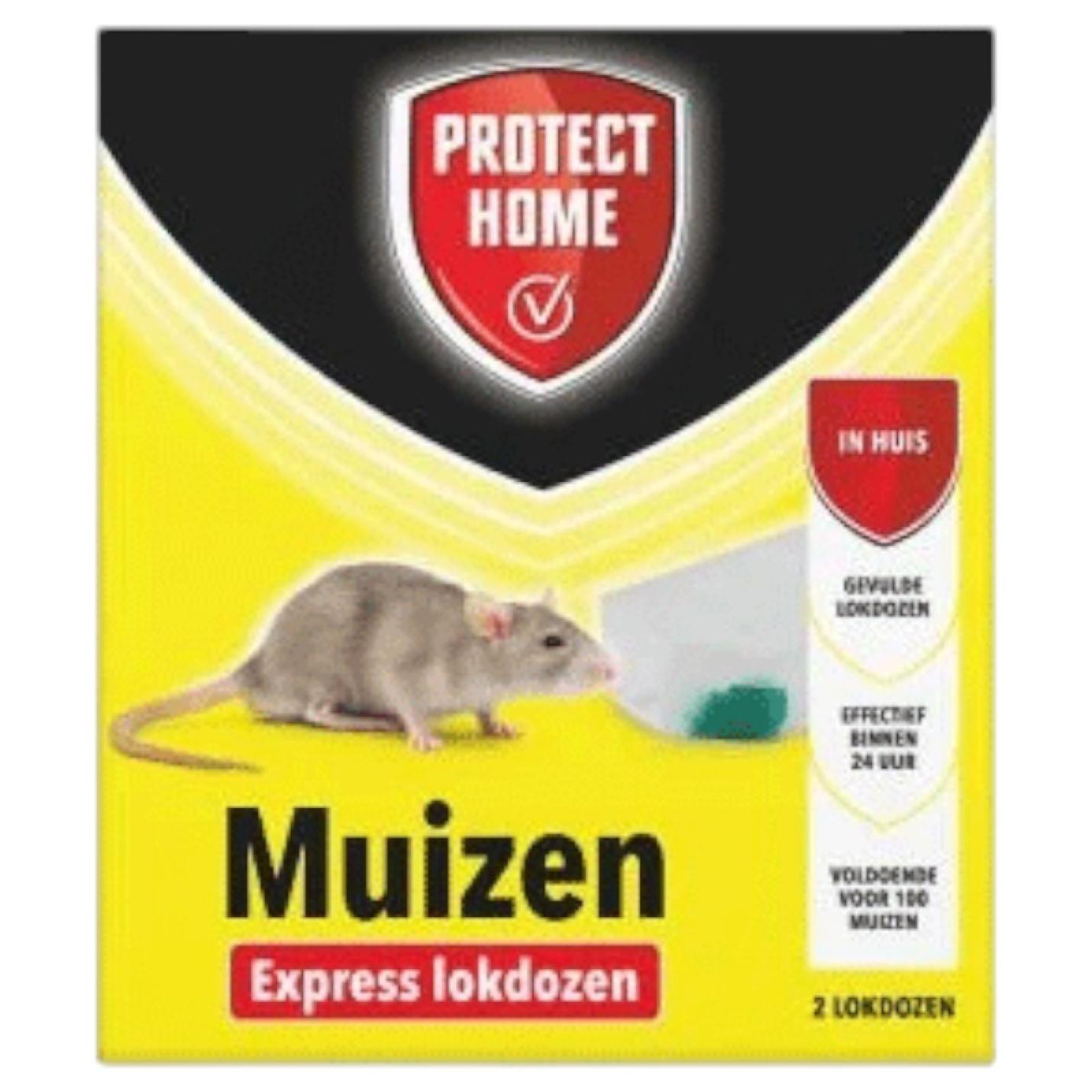 Protect Home Express Lokdoos Muizen - 2 Stuks