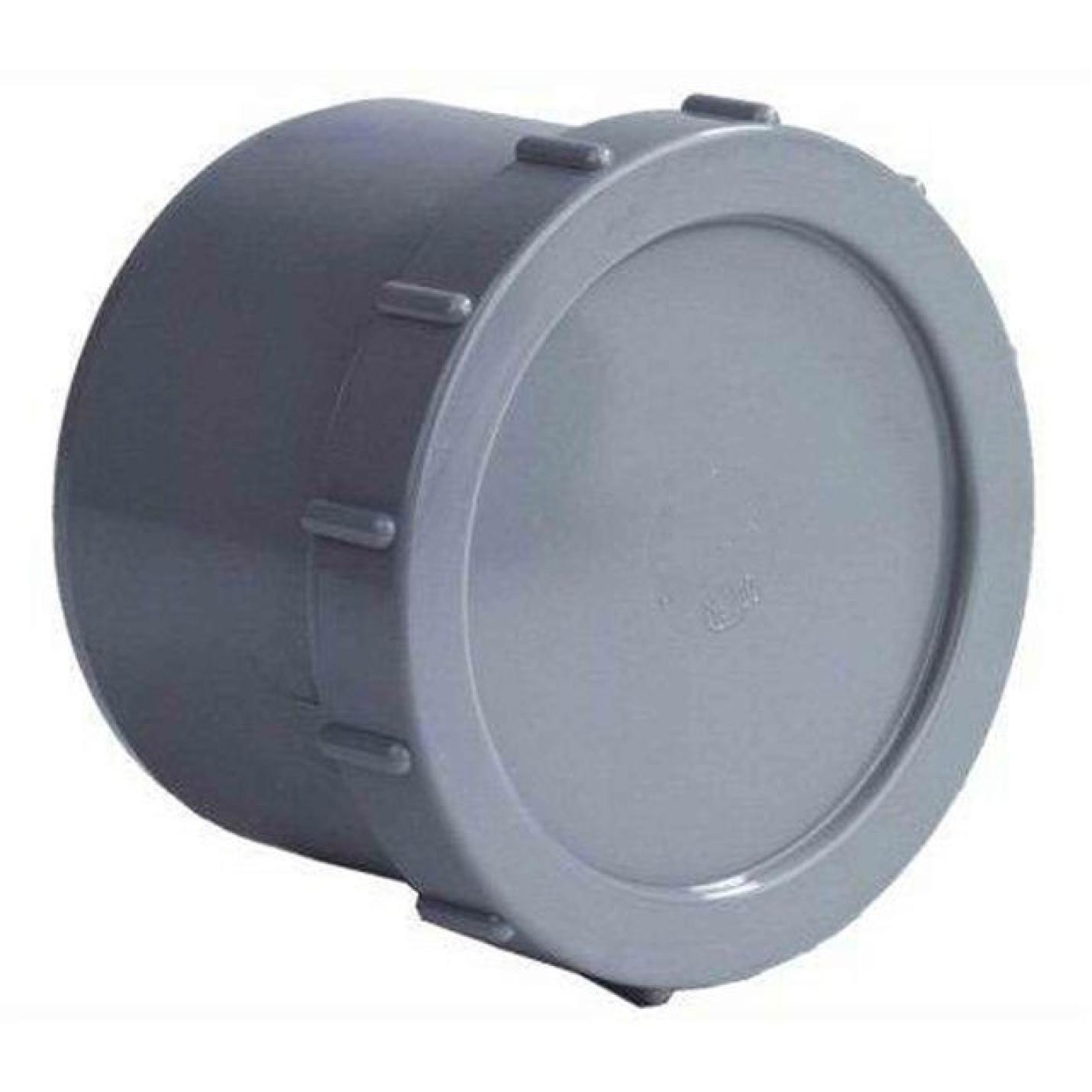 PVC Eindkap met schroefdeksel - 75mm