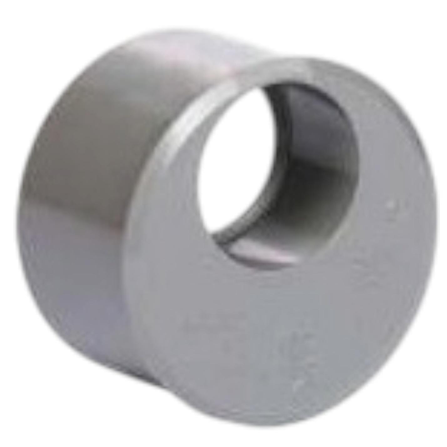 PVC verloopring 75x40 mm excentrisch lijm