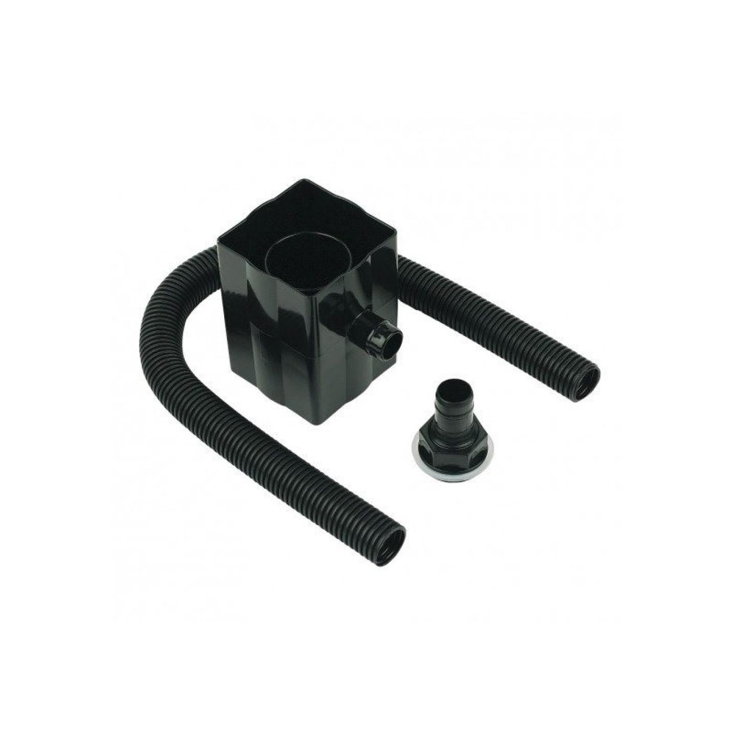 Square line regenton vulautomaat zwart