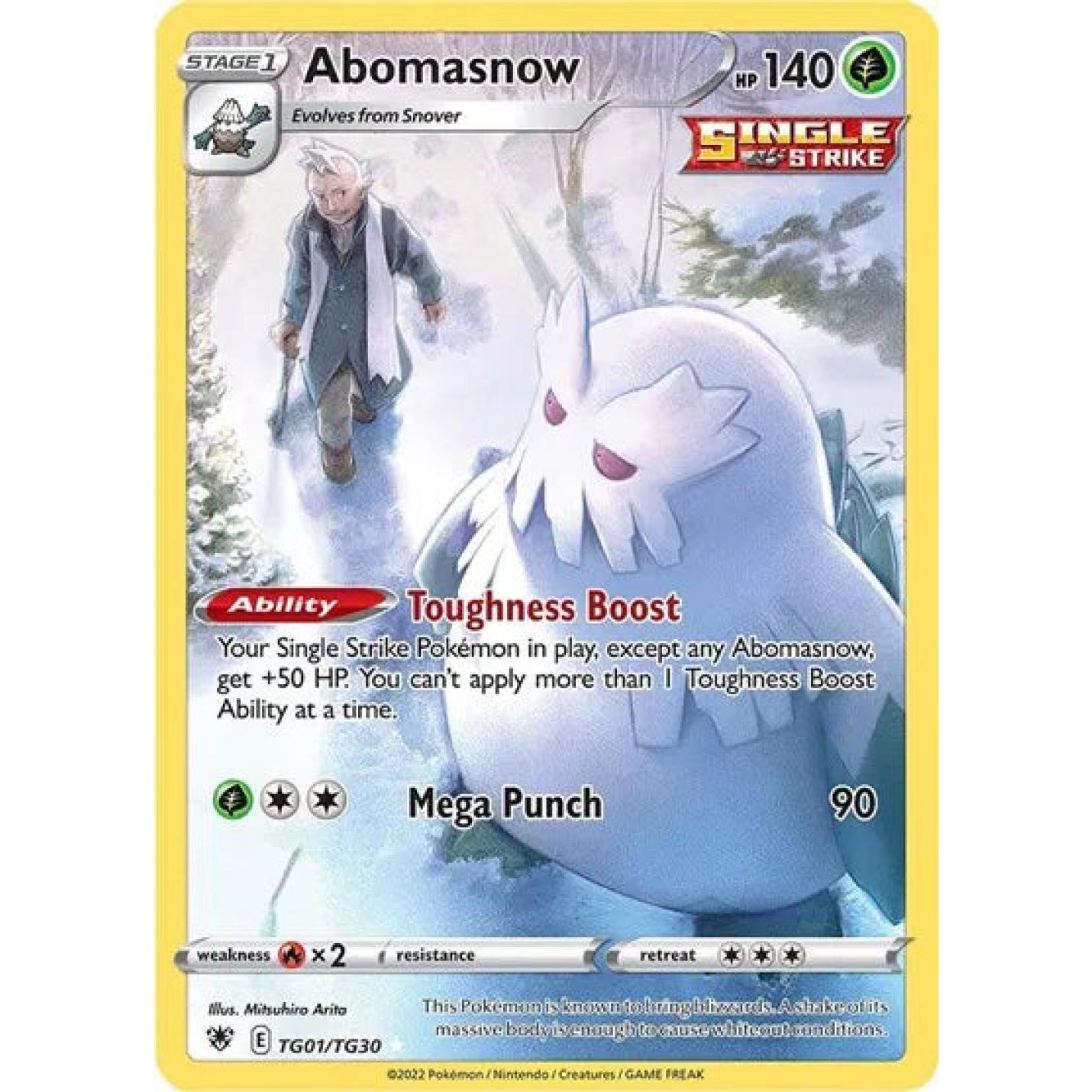 Abomasnow TG01/TG30 - Astral Radiance Trainer Gallery - Holofoil