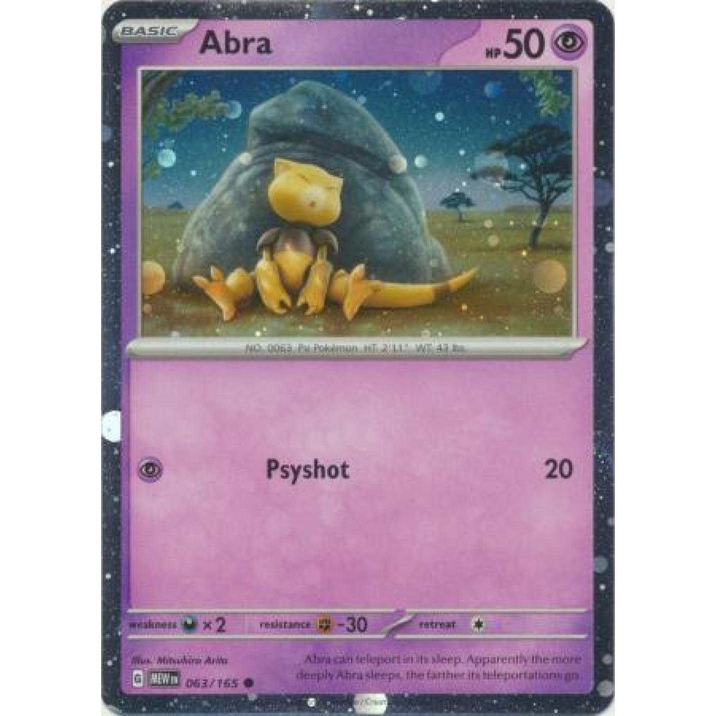 Abra 063/165 - Scarlet & Violet 151 - Cosmos Holofoil