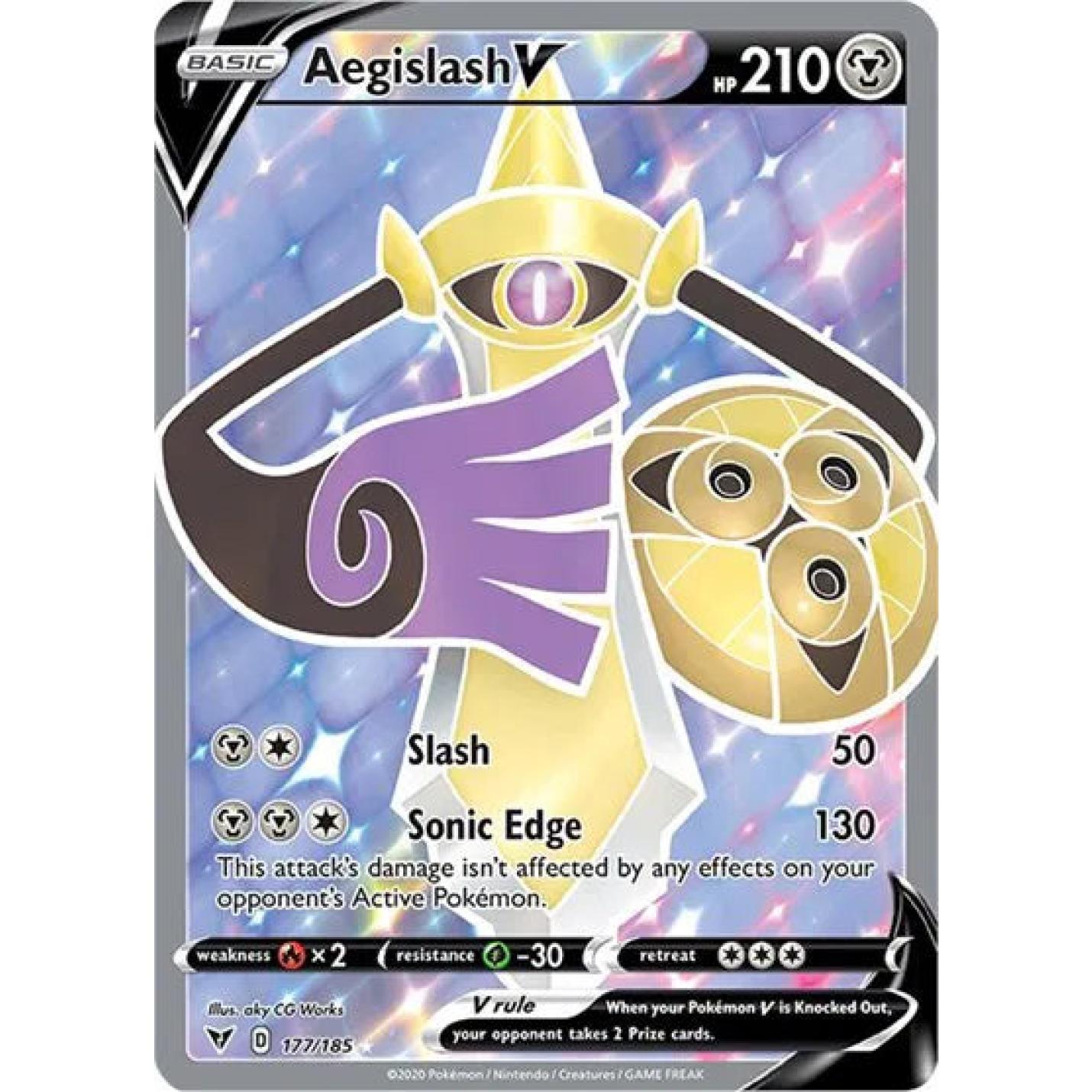 Aegislash V 177/185 - Vivid Voltage - Holofoil