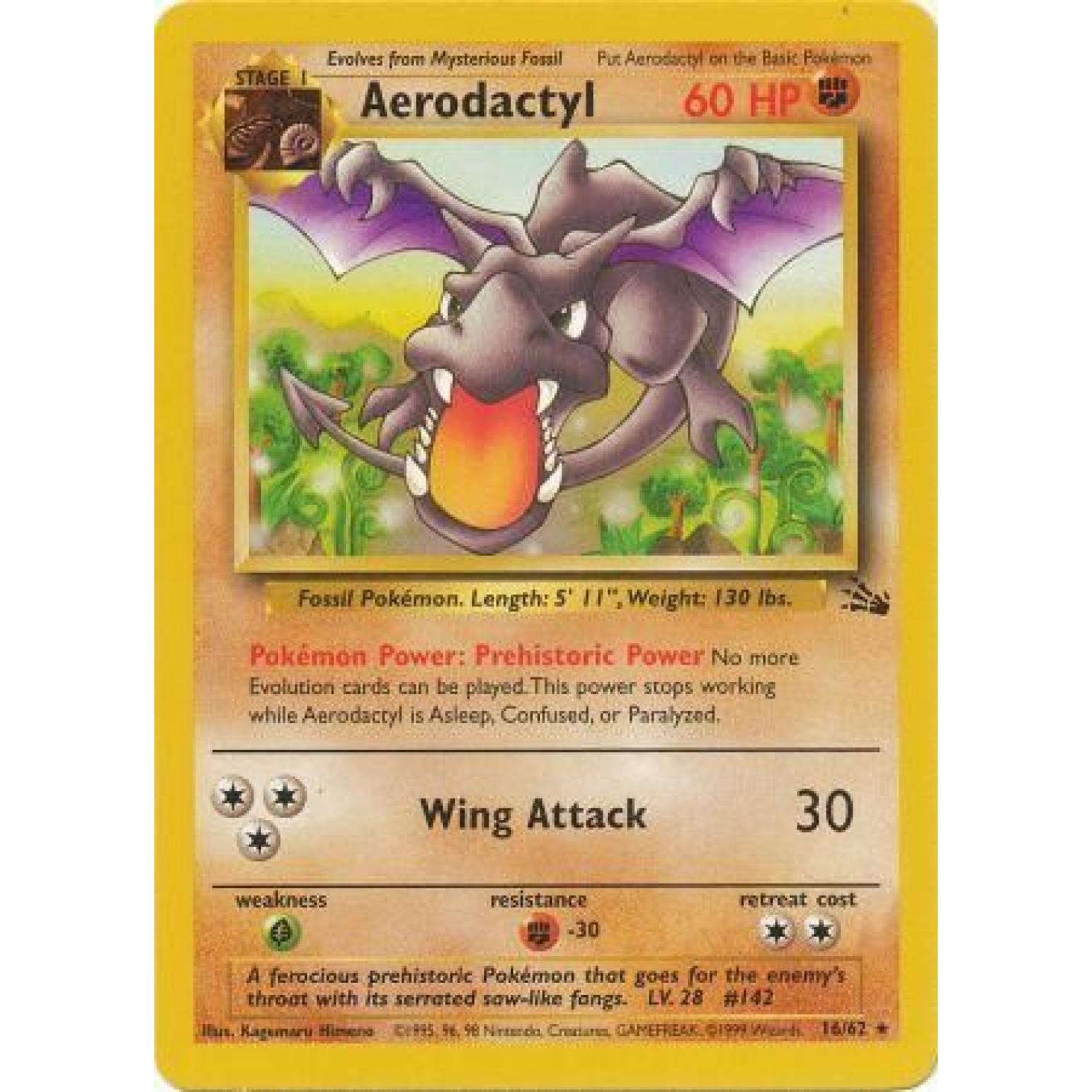 Aerodactyl 16/62 - Fossil (Unlimited) - Normal