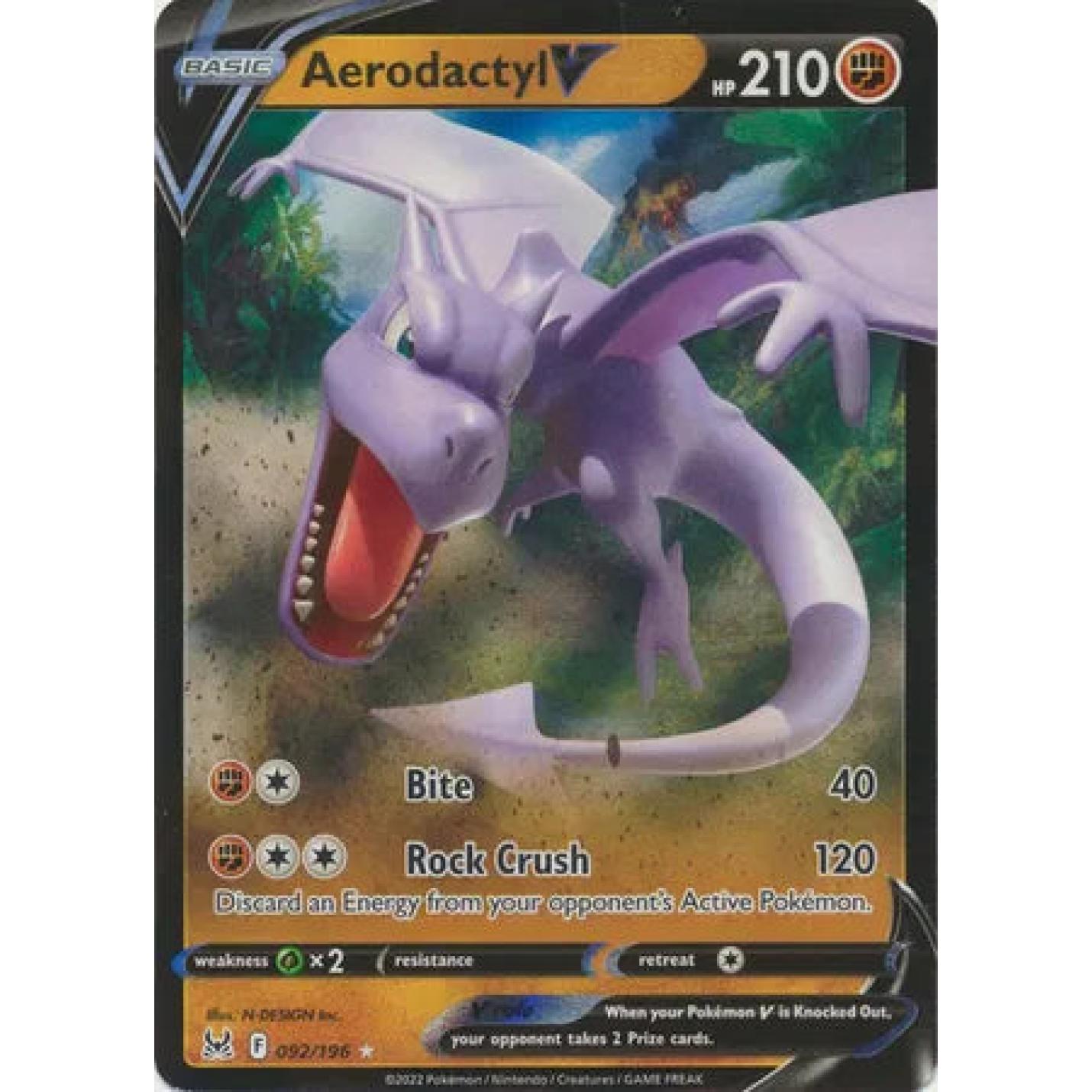 Aerodactyl V 092/196 - Lost Origin - Holofoil