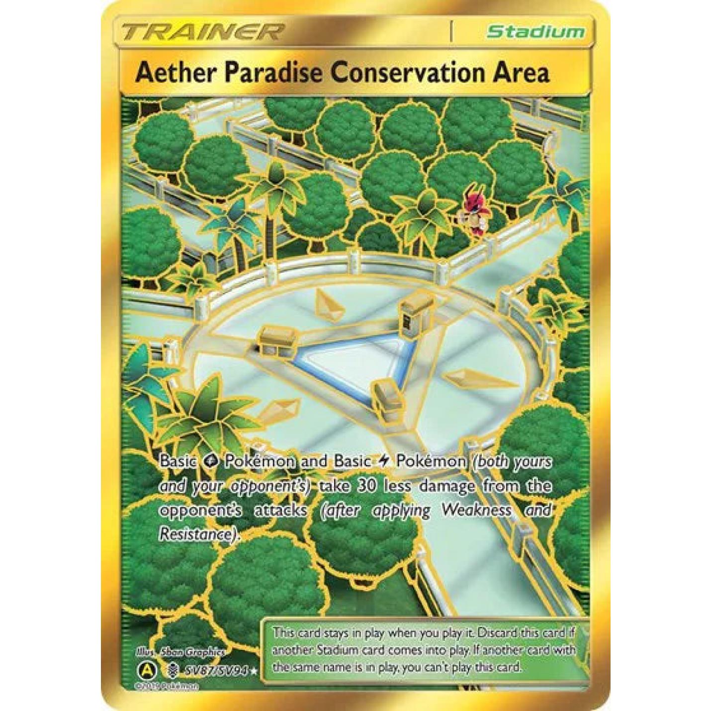 Aether Paradise Conservation Area SV87/SV94  - Hidden Fates: Shiny Vault - Holofoil