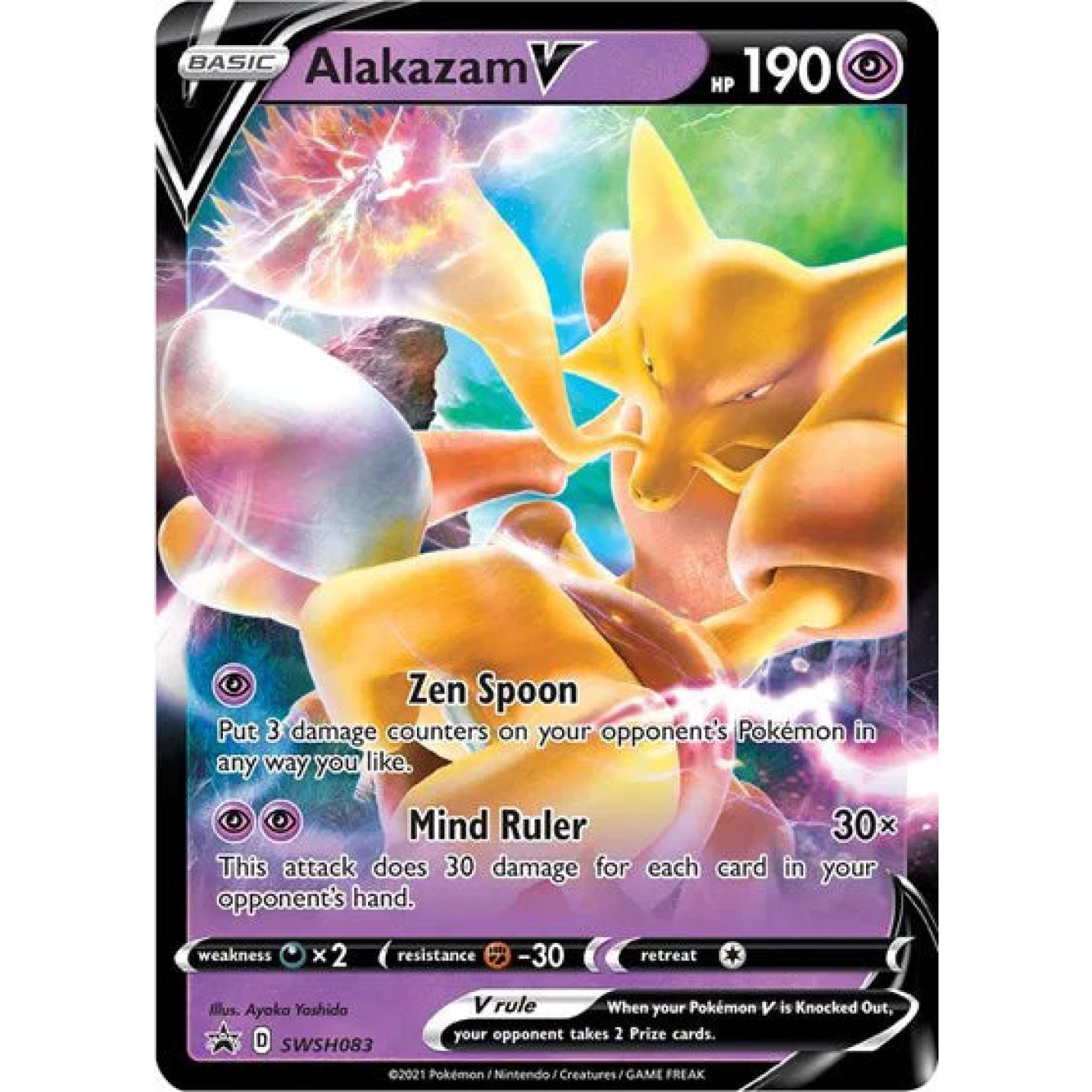 Alakazam V SWSH083 - Sword & Shield Promo - Holofoil