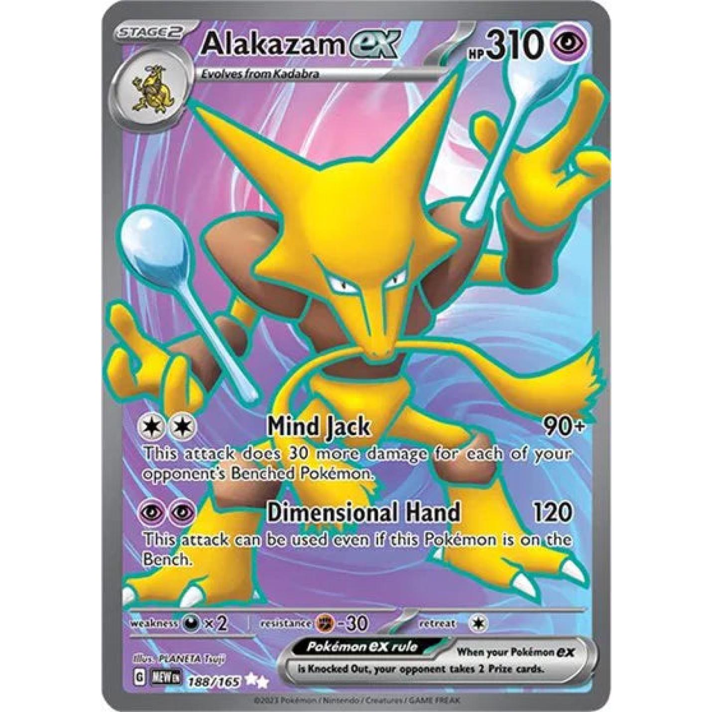Alakazam ex 188/165 - Scarlet & Violet 151 - Holofoil