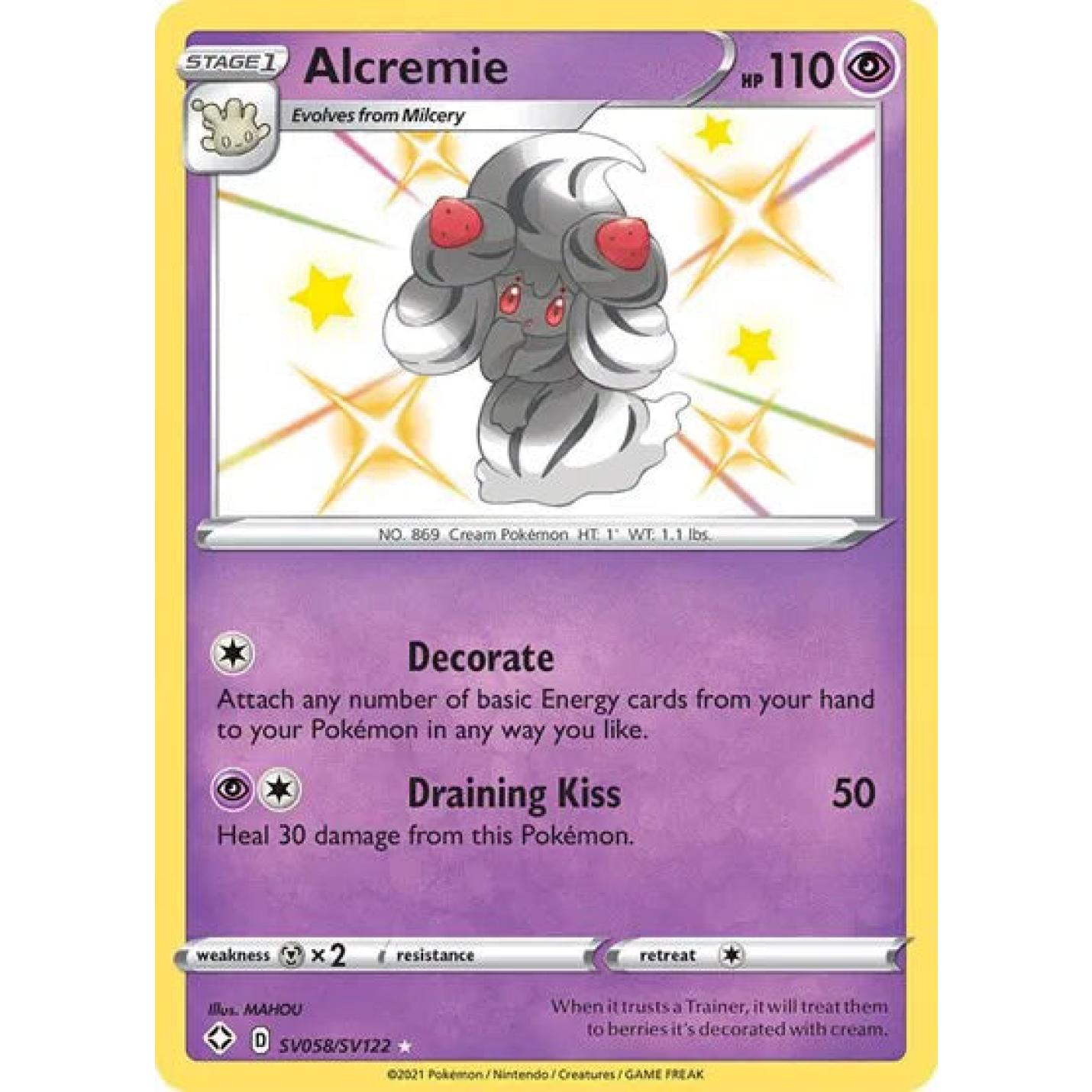 Alcremie SV058/SV122 - Shining Fates: Shiny Vault - Holofoil