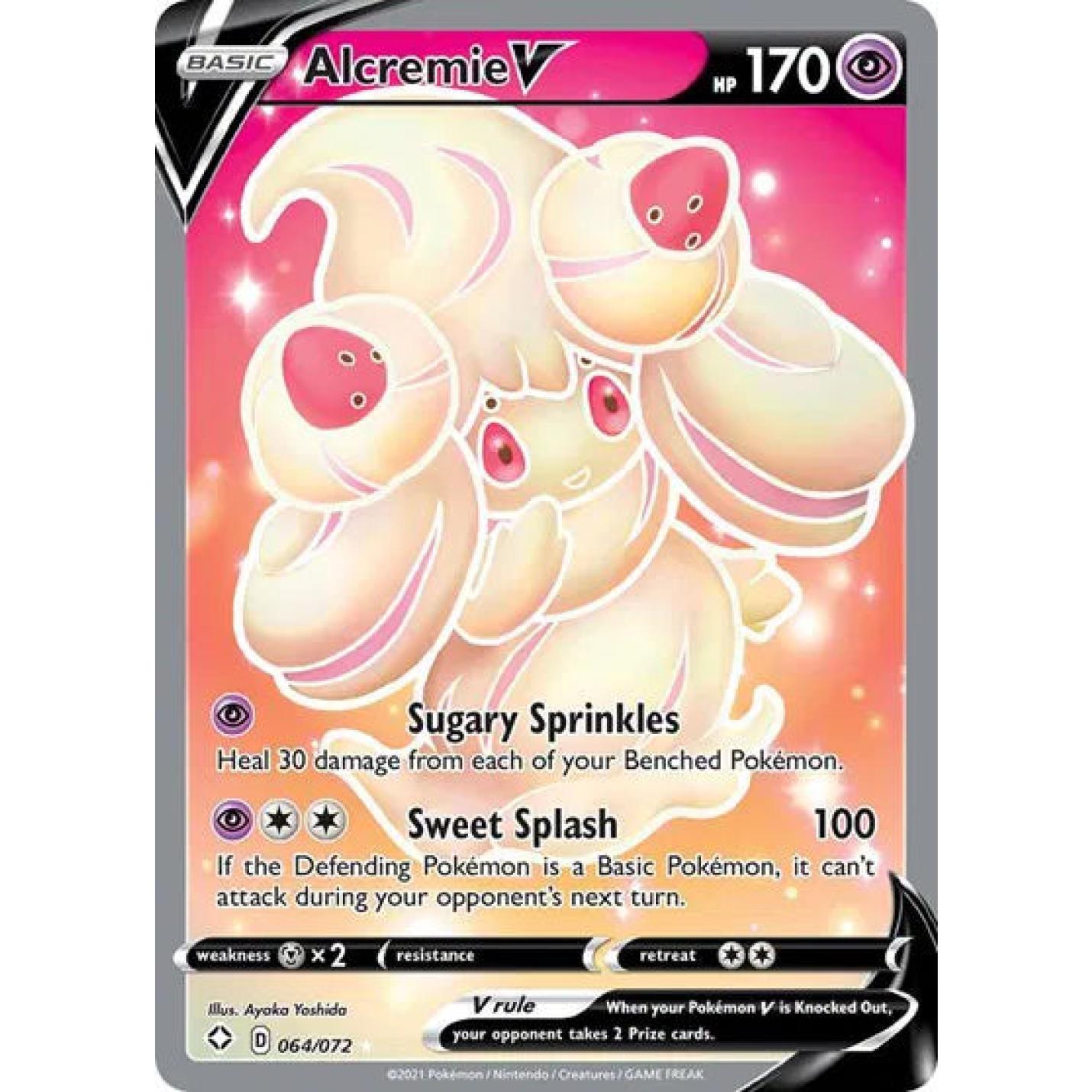 Alcremie V 064/072 - Shining Fates - Holofoil
