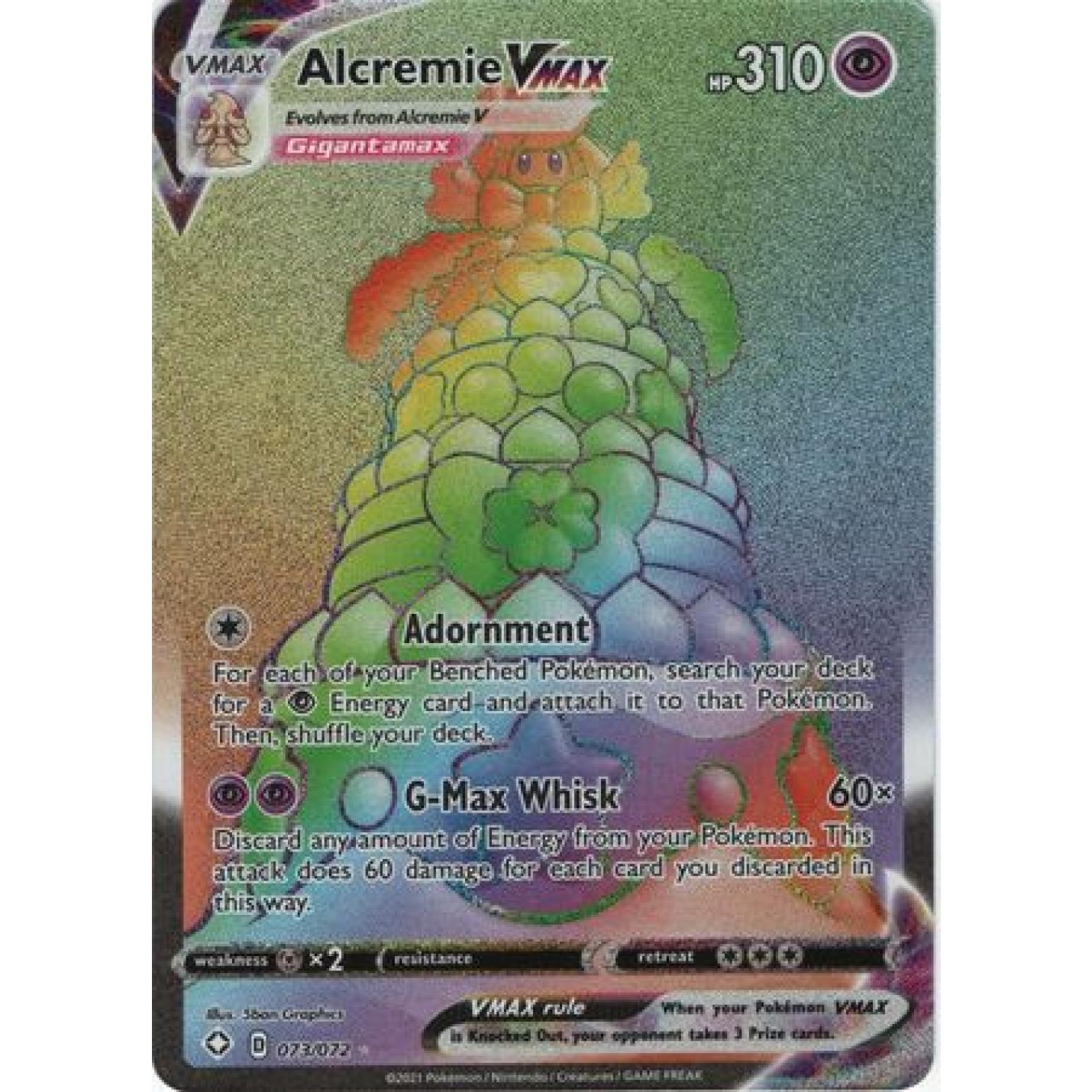 Alcremie VMAX 073/072 - Shining Fates - Holofoil