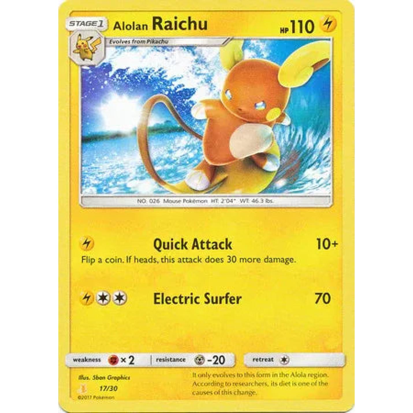 Alolan Raichu 17/30 - SM Trainer Kit: Lycanroc & Alolan Raichu - Normal