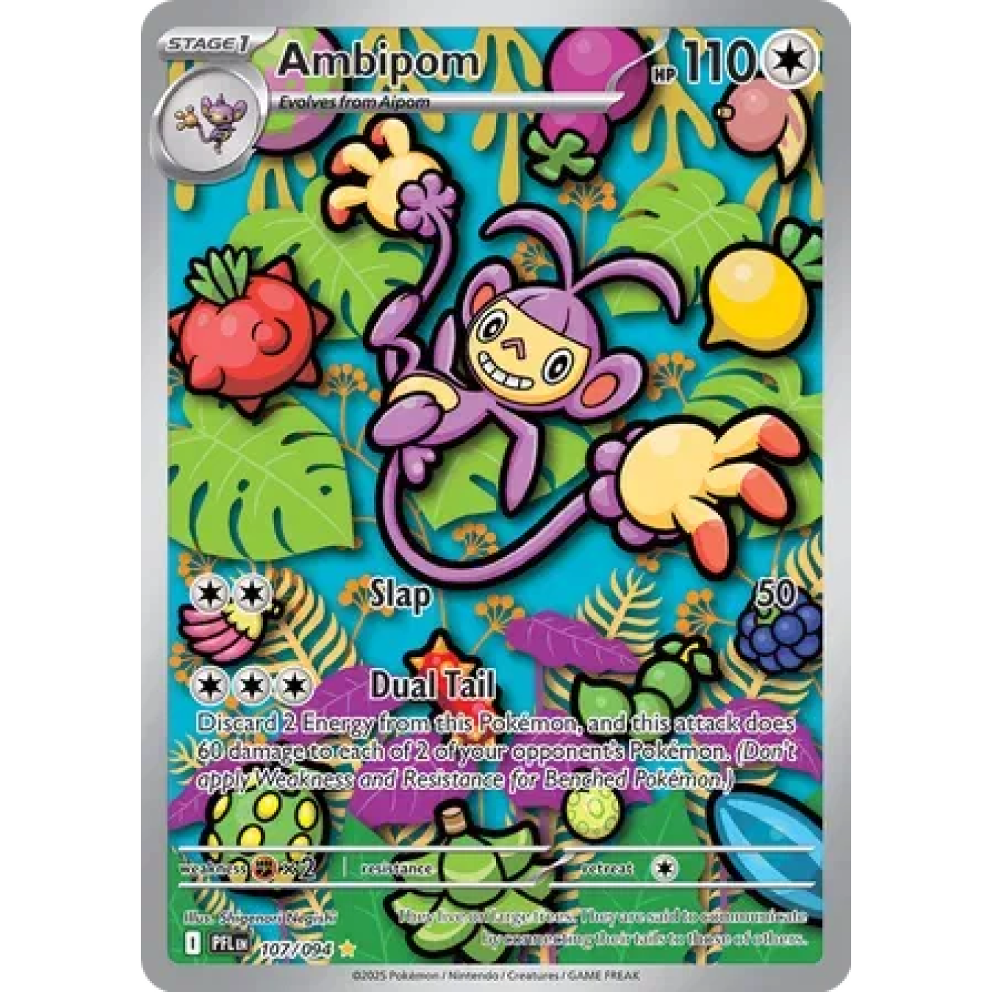Ambipom 107/094 - Phantasmal Flames - Holofoil