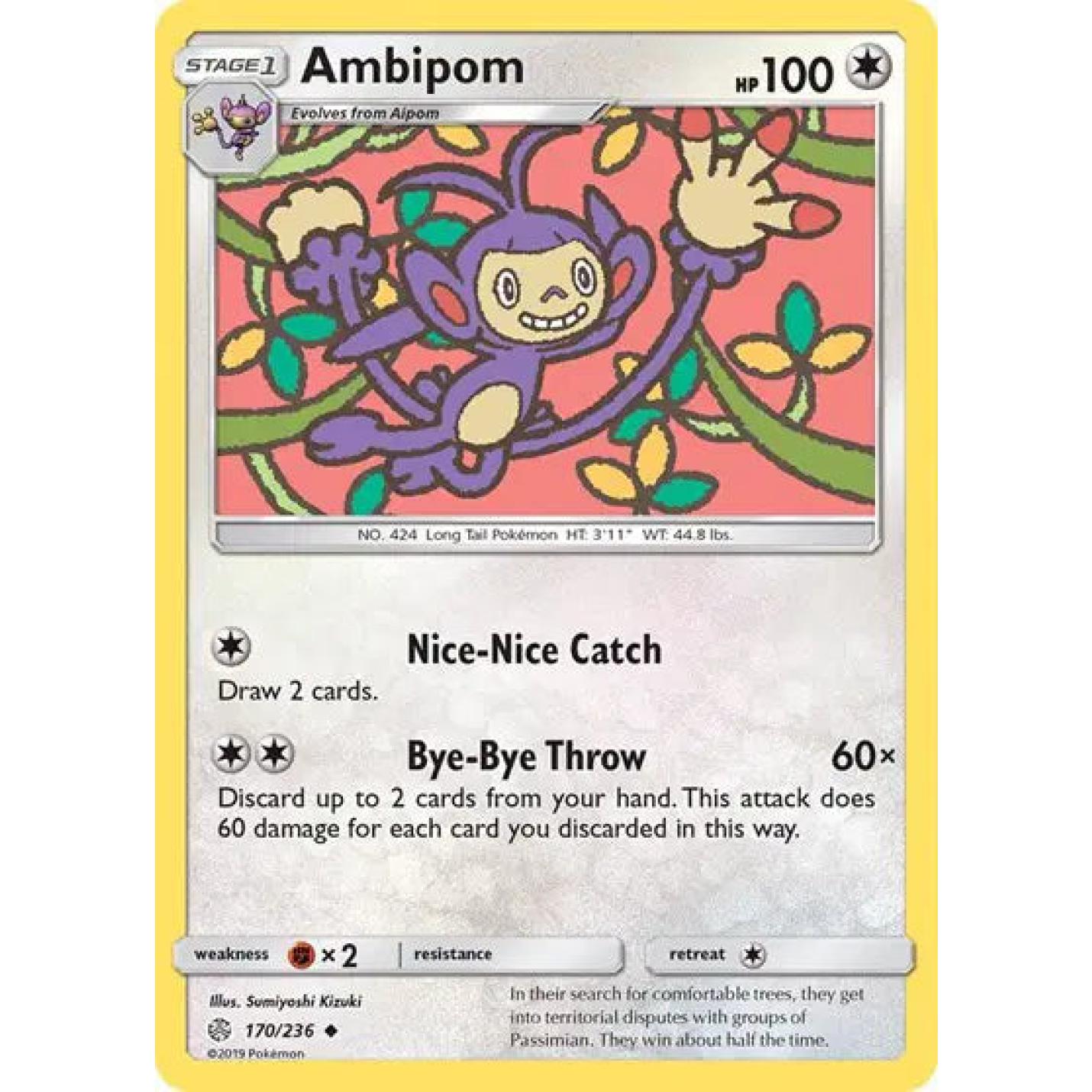 Ambipom 170/236 - Cosmic Eclipse - Reverse Holofoil